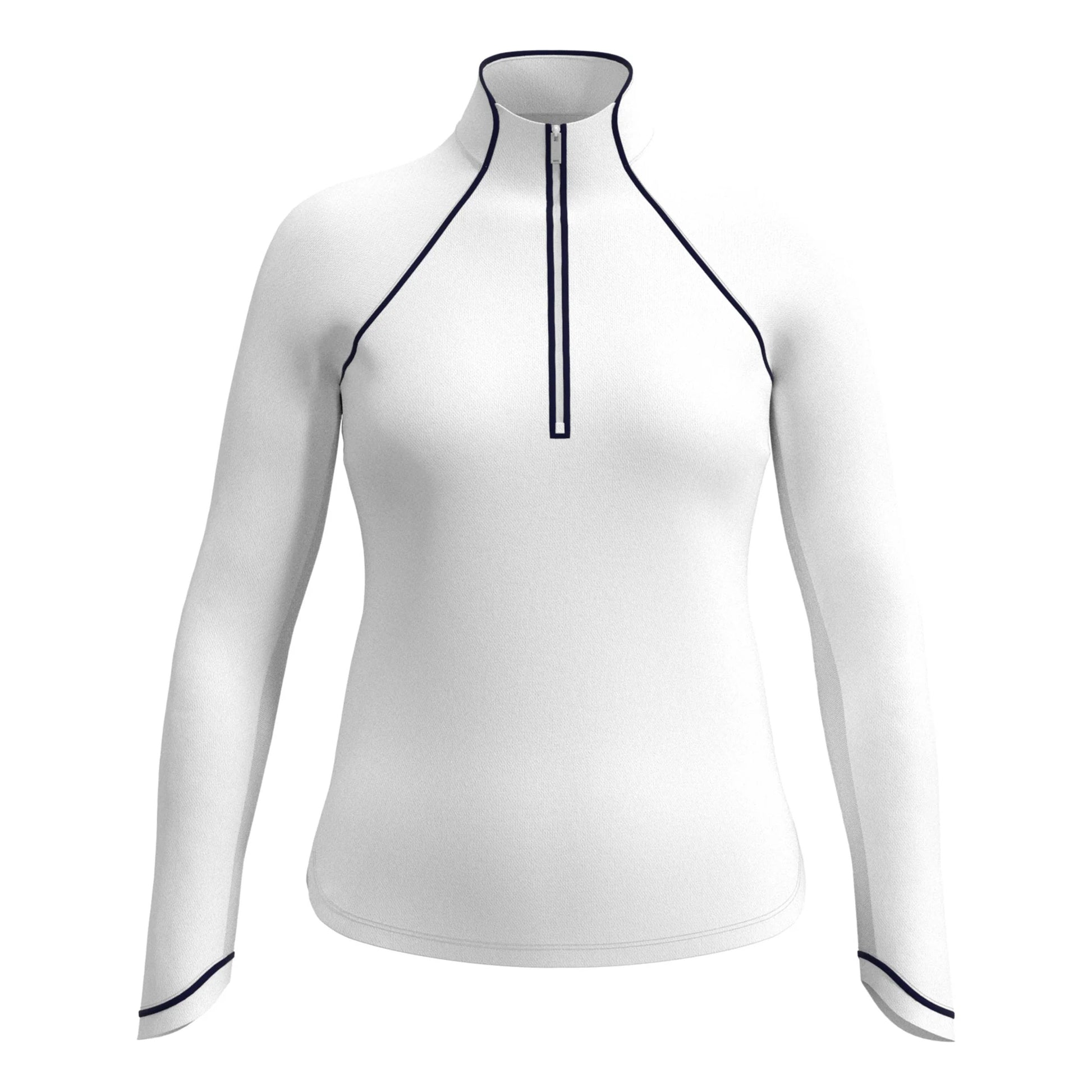 Original Penguin Solid Sun Protection Trainingsjacke Damen-Weiß