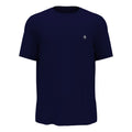 Solid T-Shirt Herren-Dunkelblau