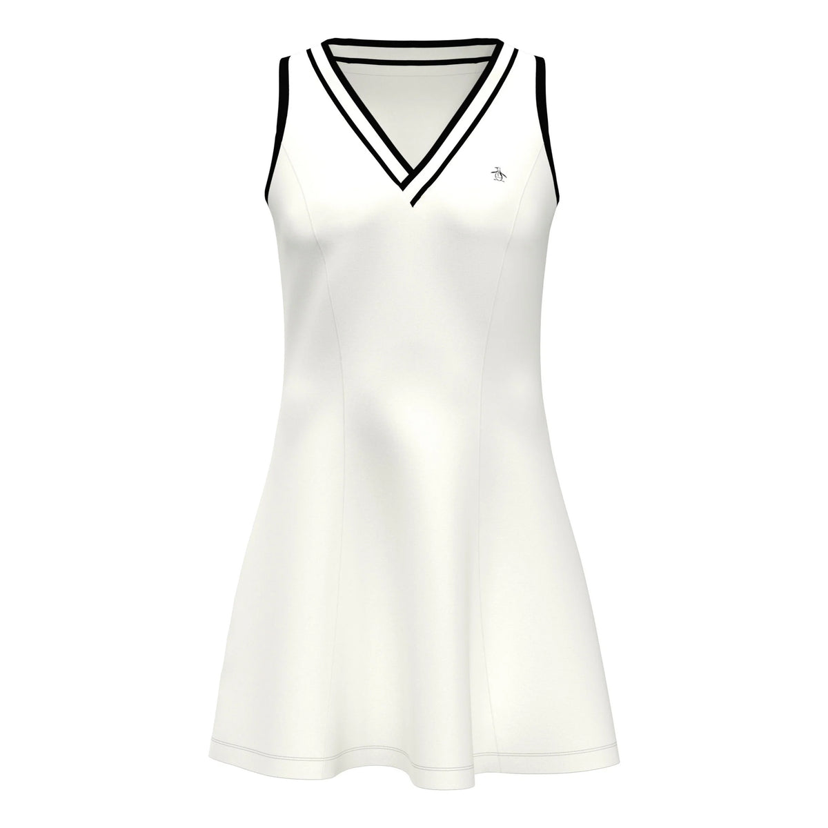 Original Penguin Contrast Kleid Damen-Weiß