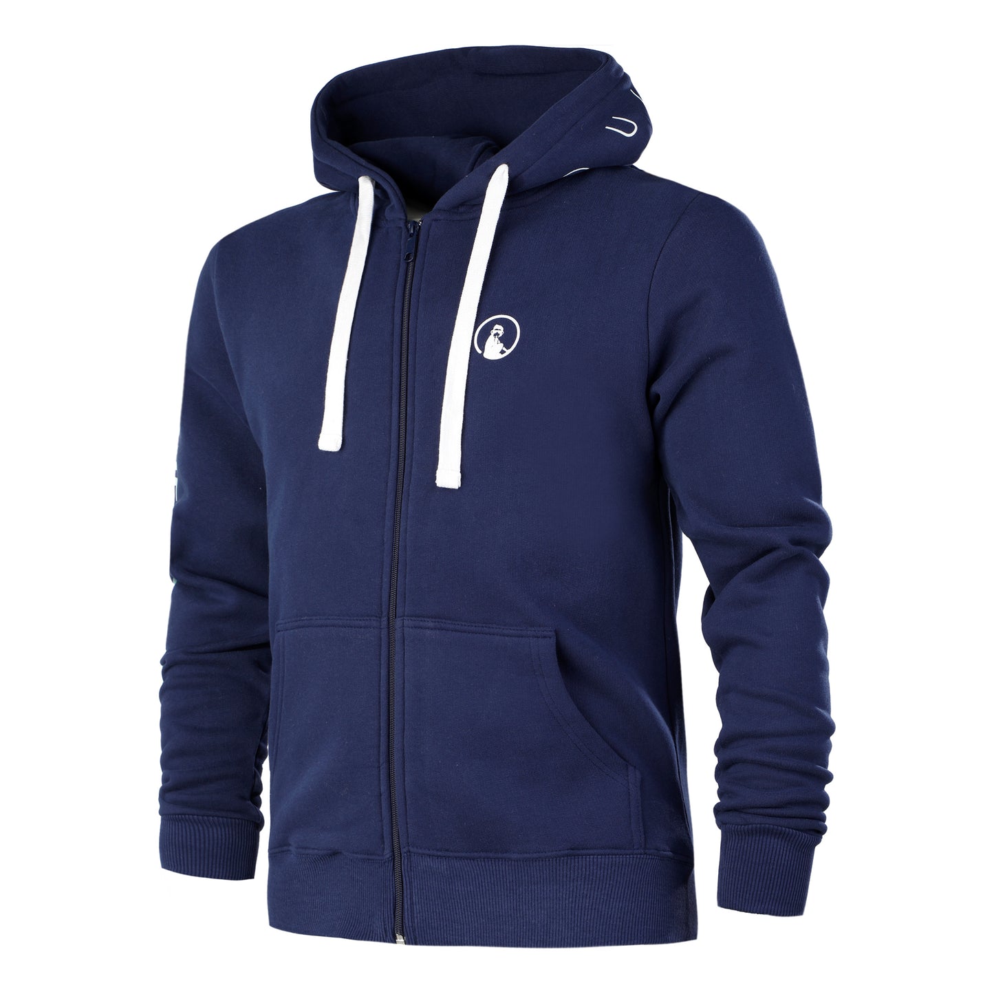 Quiet Please Ocean Sweatjacke Herren - blau, türkis