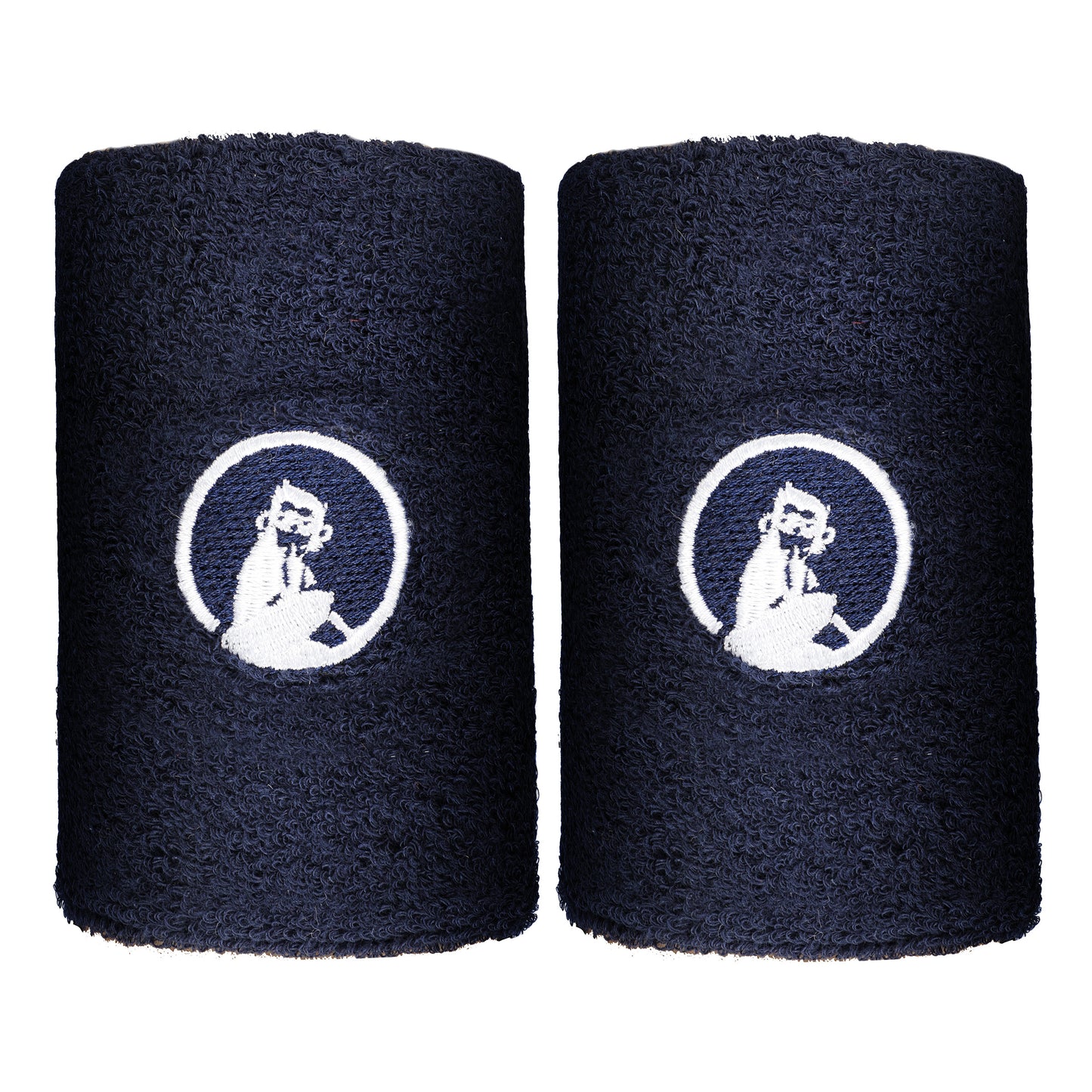 Quiet Please Schweißband 2er Pack lang - dunkelblau