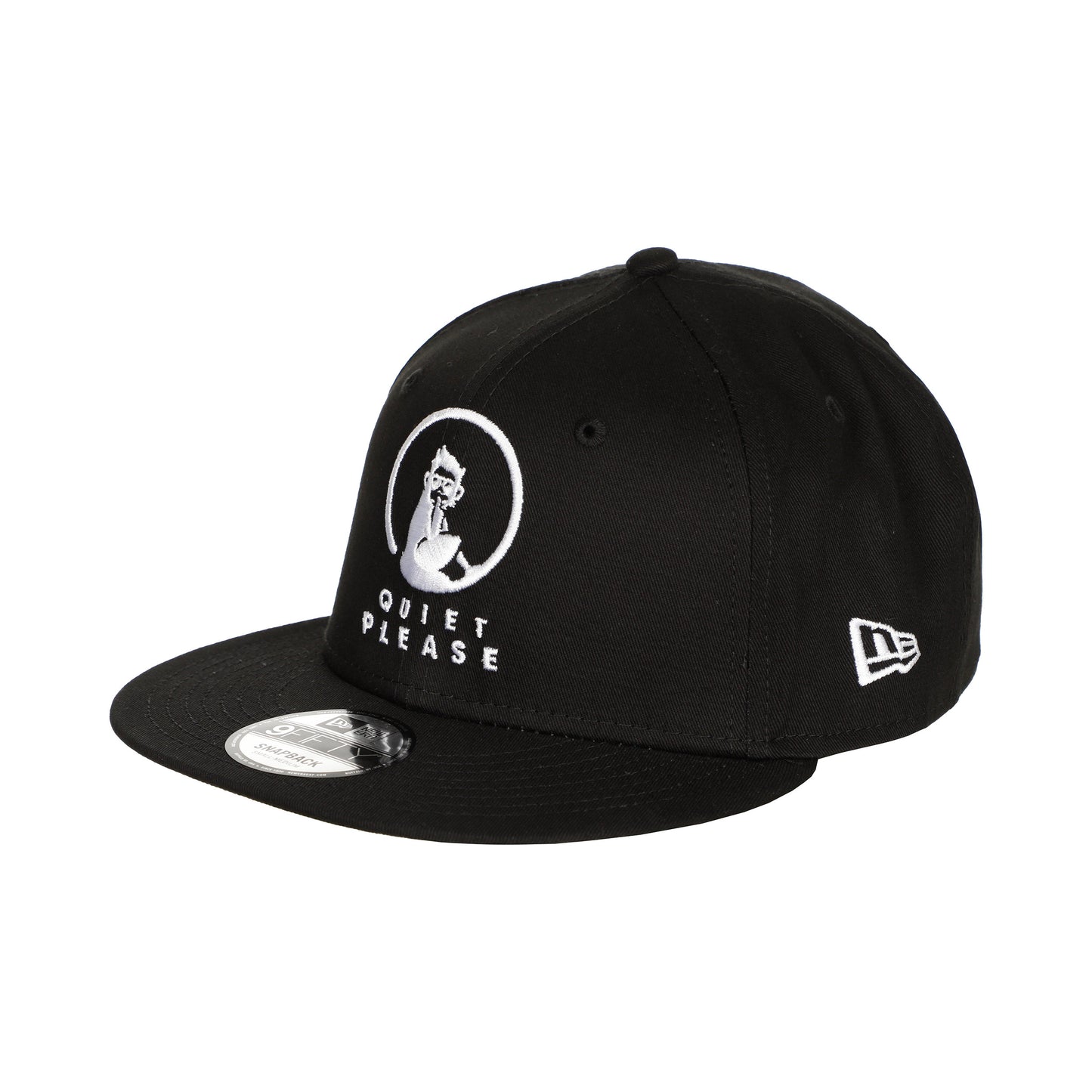 Quiet Please New Era Core 9 Fifty Cap Unisex - schwarz, weiß