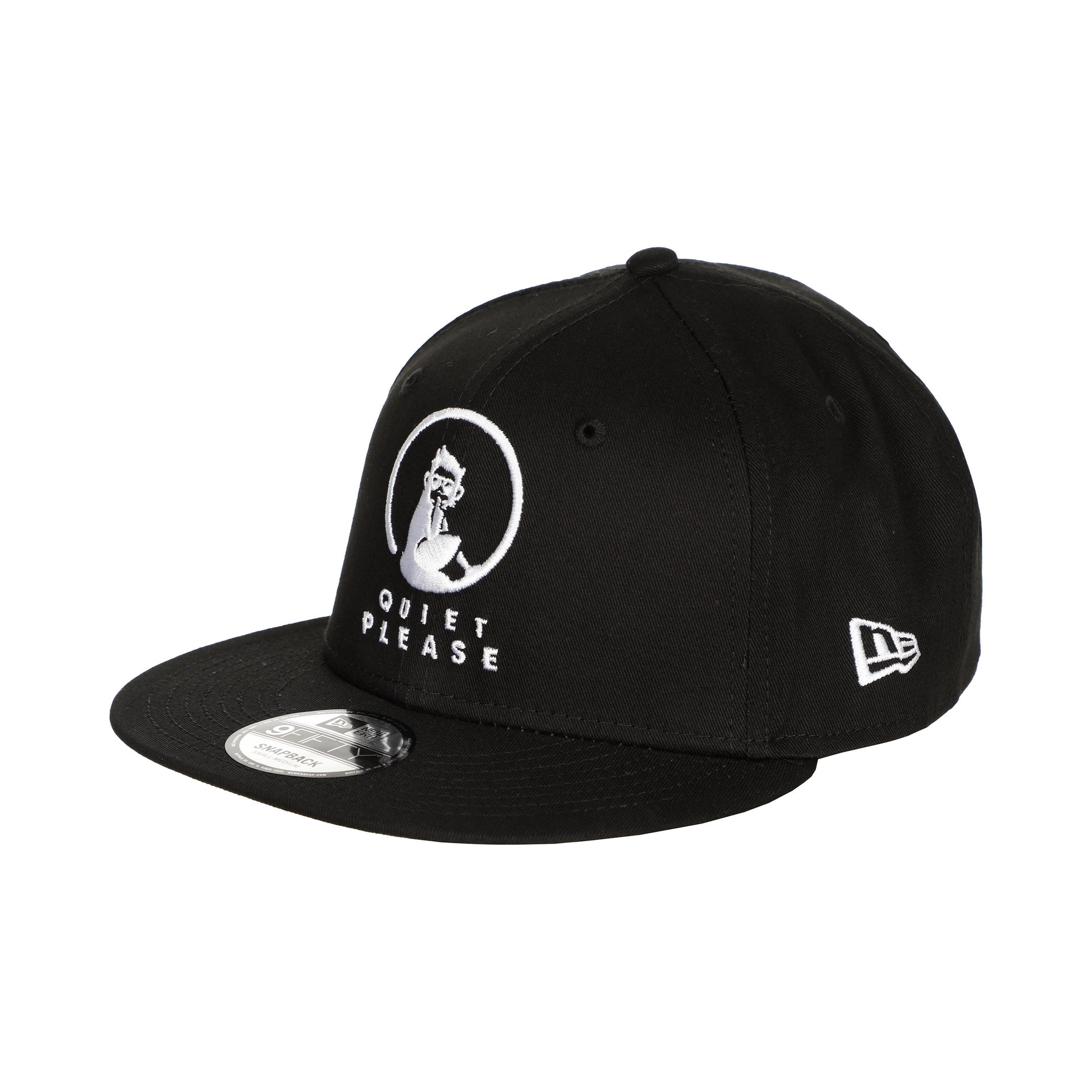 Quiet Please New Era Core 9 Fifty Cap Unisex - schwarz, weiß