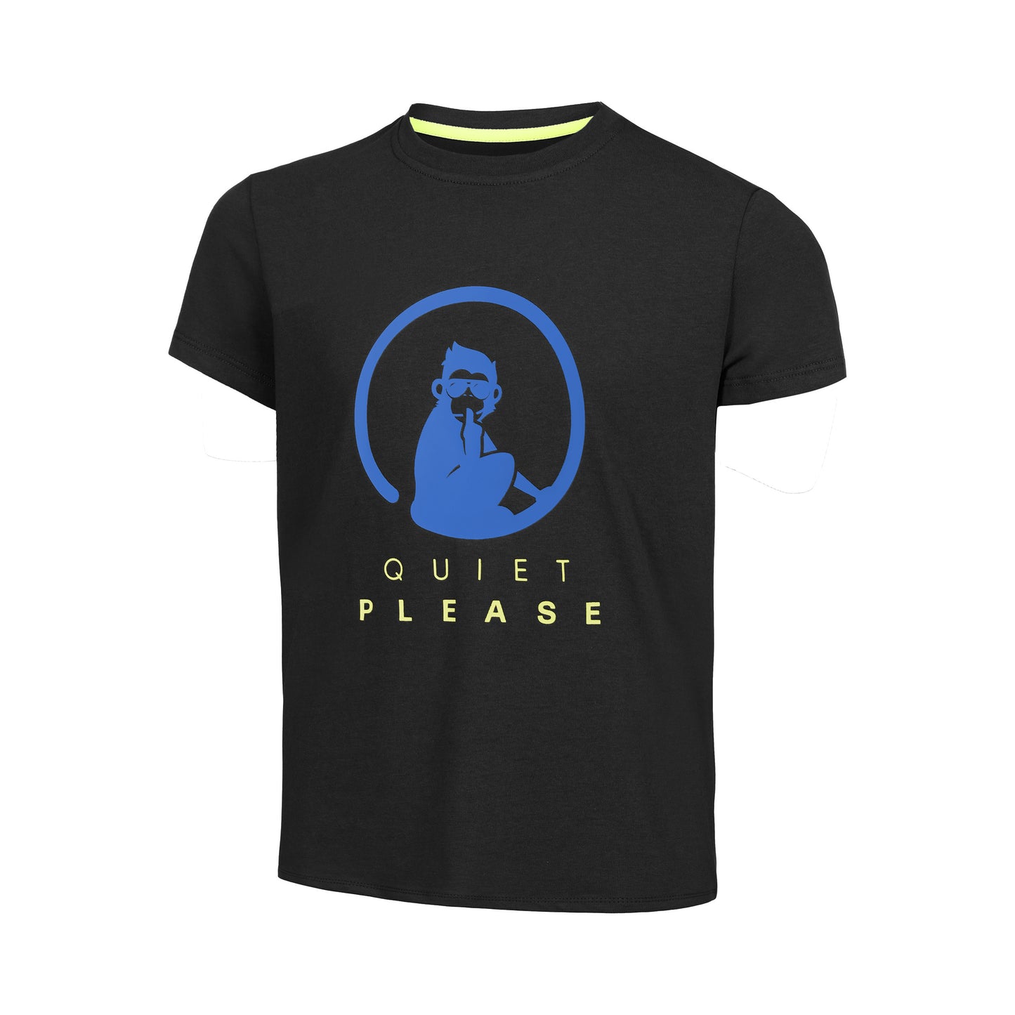 Quiet Please Advantage Logo T-Shirt Jungen-Schwarz,Blau