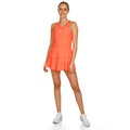 Flounce Kleid Damen - orange,