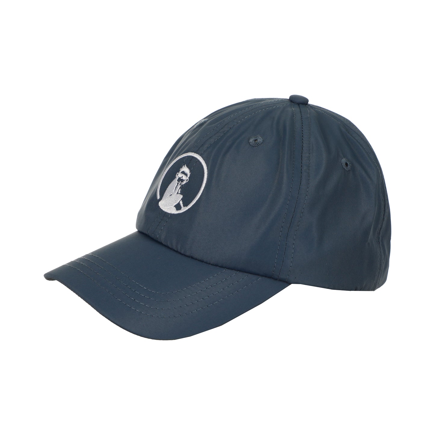 Quiet Please Court Cap Unisex - blaugrau,