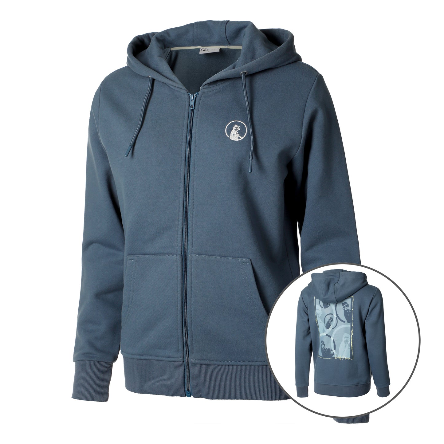 Quiet Please Circles'n'Squares 2.0 Trainingsjacke Damen-Blau