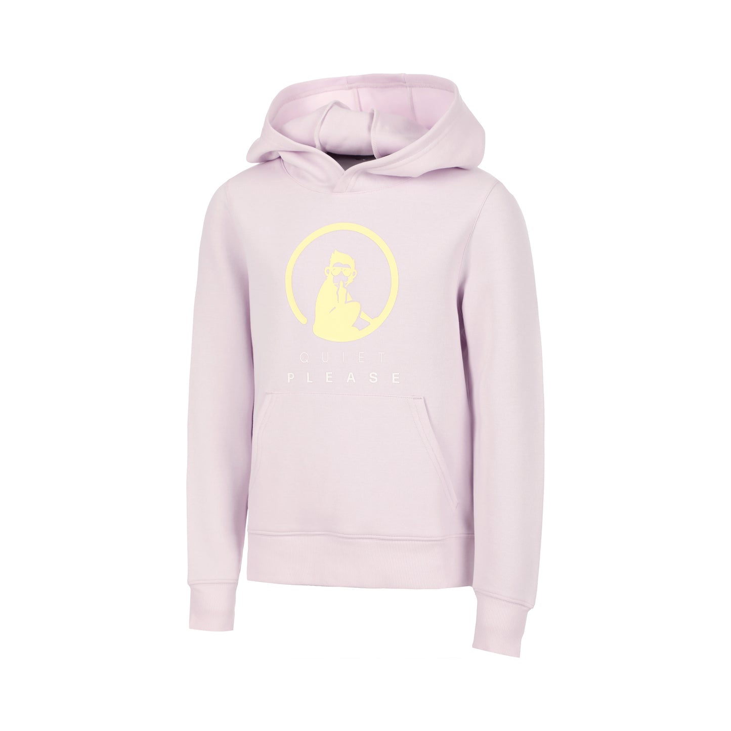 Quiet Please Crushaseline Logo Hoody Mädchen-flieder, gelb