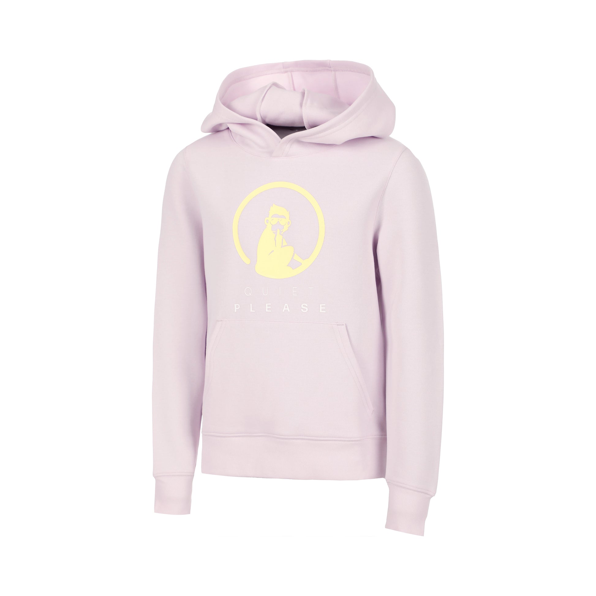 Quiet Please Crushaseline Logo Hoody Mädchen-flieder, gelb