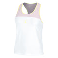 Mind Racerback Tank-Top Damen-Weiß,Flieder