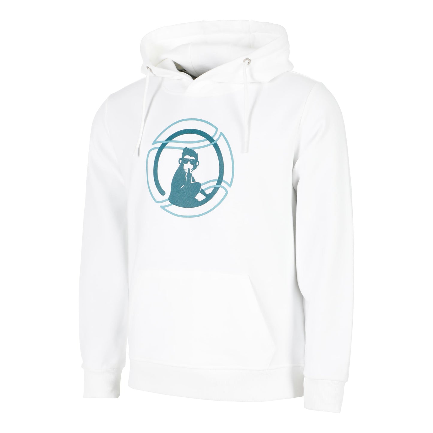 Quiet Please Create Bracket Hoody Herren-Weiß,Mehrfarbig