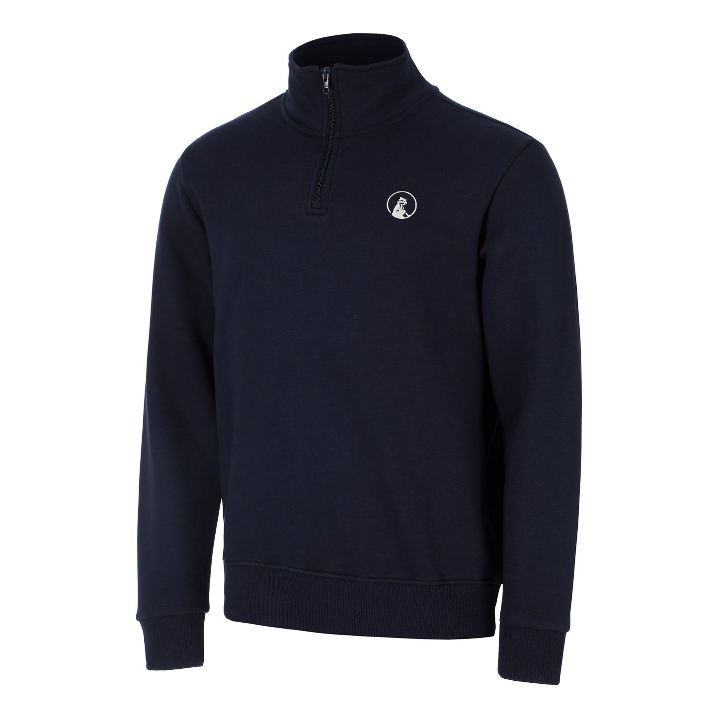 Quiet Please Essential Troyer Sweatshirt Herren-dunkelblau