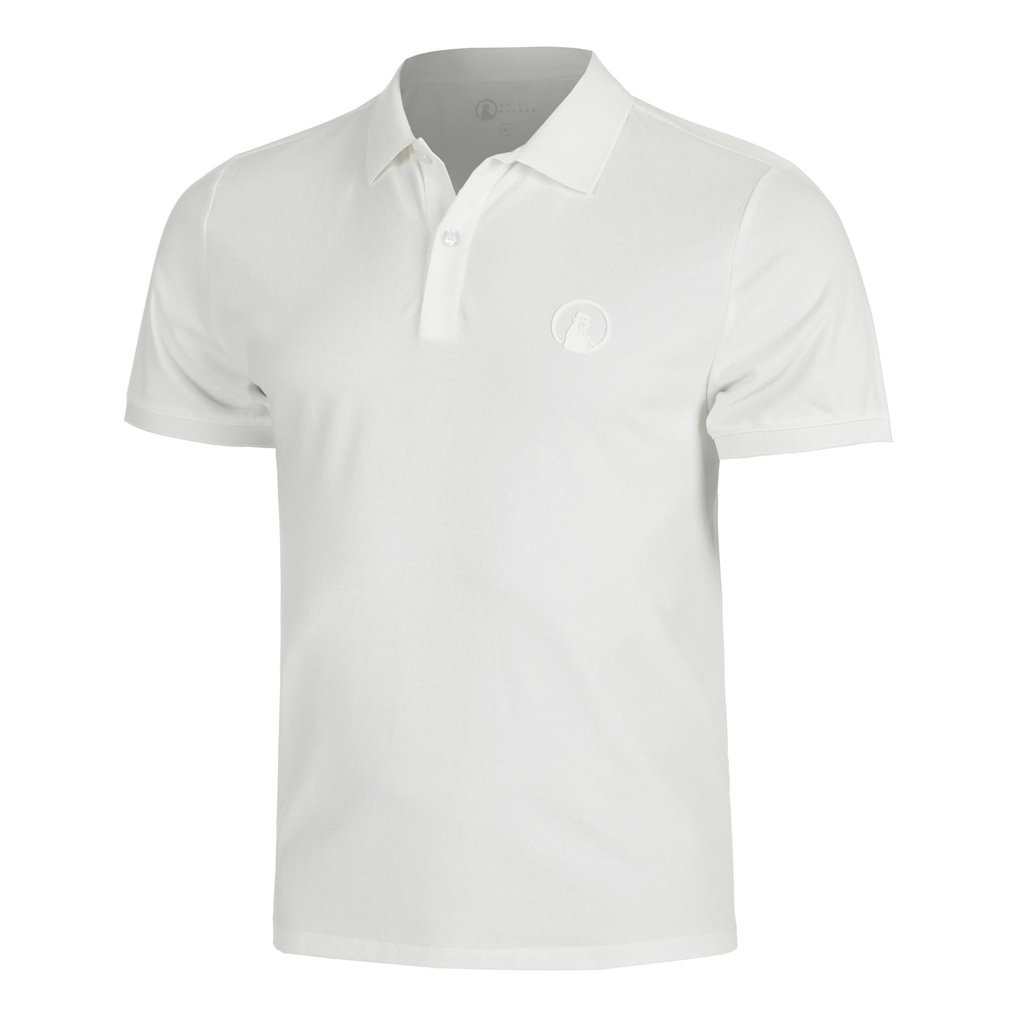 Quiet Please Tonal Core Polo Herren-creme