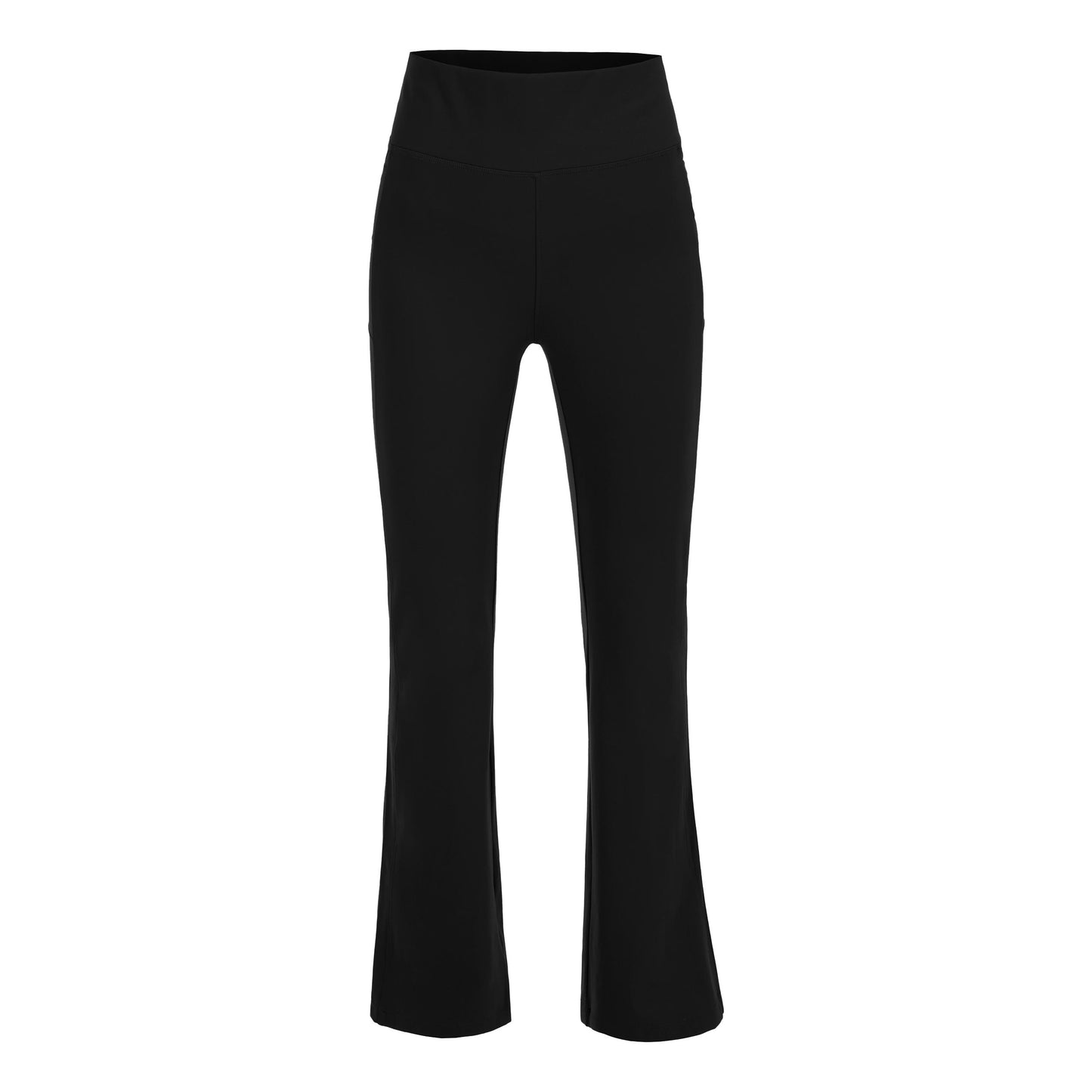 Quiet Please Tonal Core Flare Trainingshose Damen-schwarz