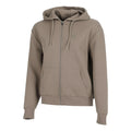 Tonal Core Zip Sweatjacke Damen - grau, braun