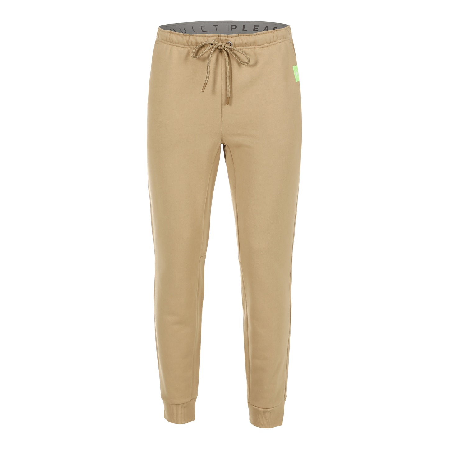 Quiet Please Wild Easy Trainingshose Herren-Beige,Neongrün