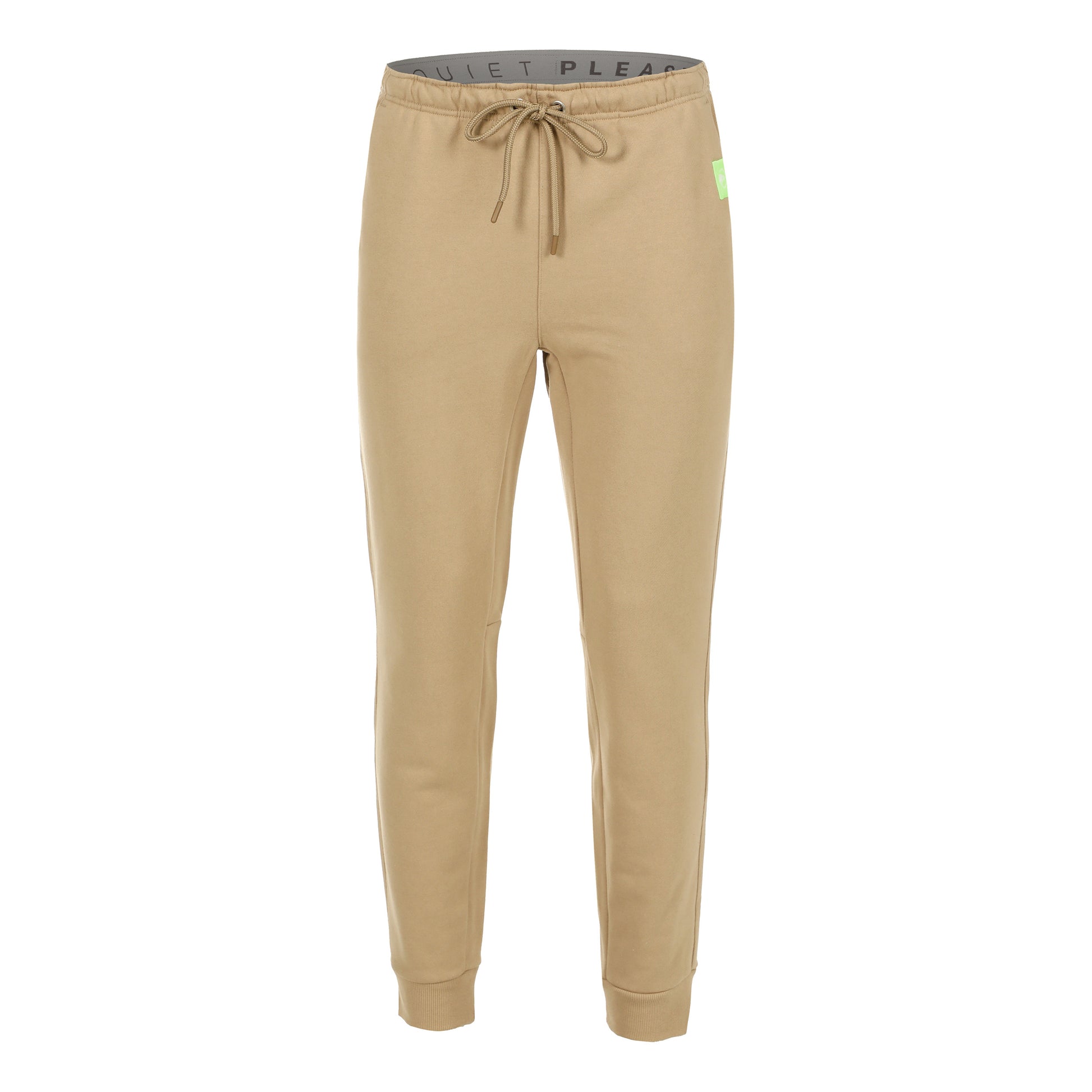 Quiet Please Wild Easy Trainingshose Herren-Beige,Neongrün