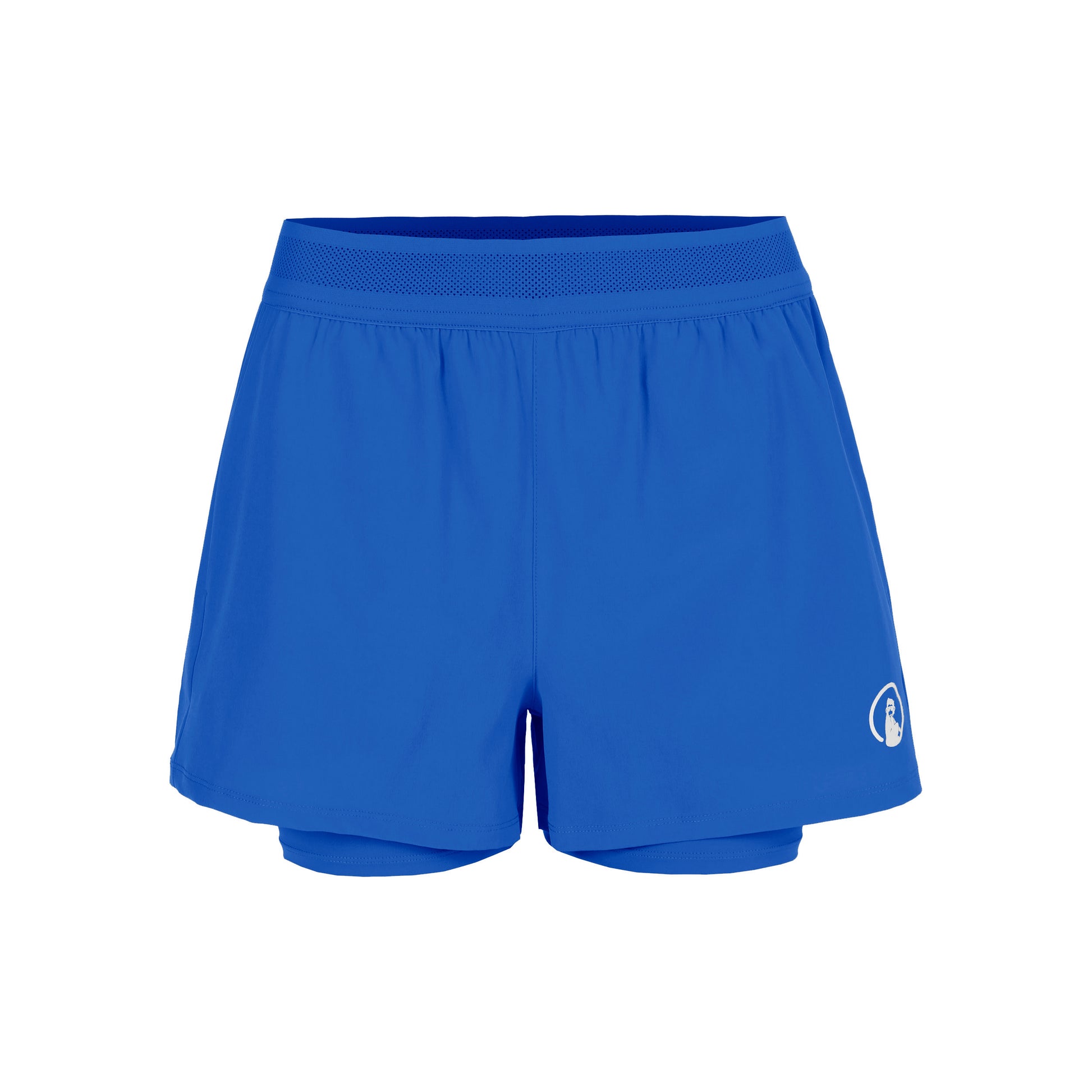 Quiet Please Rematch 2in1 Shorts Damen - blau, weiß