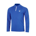 Crushig Serve 1/4 Zip Longsleeve Jungen - blau, weiß