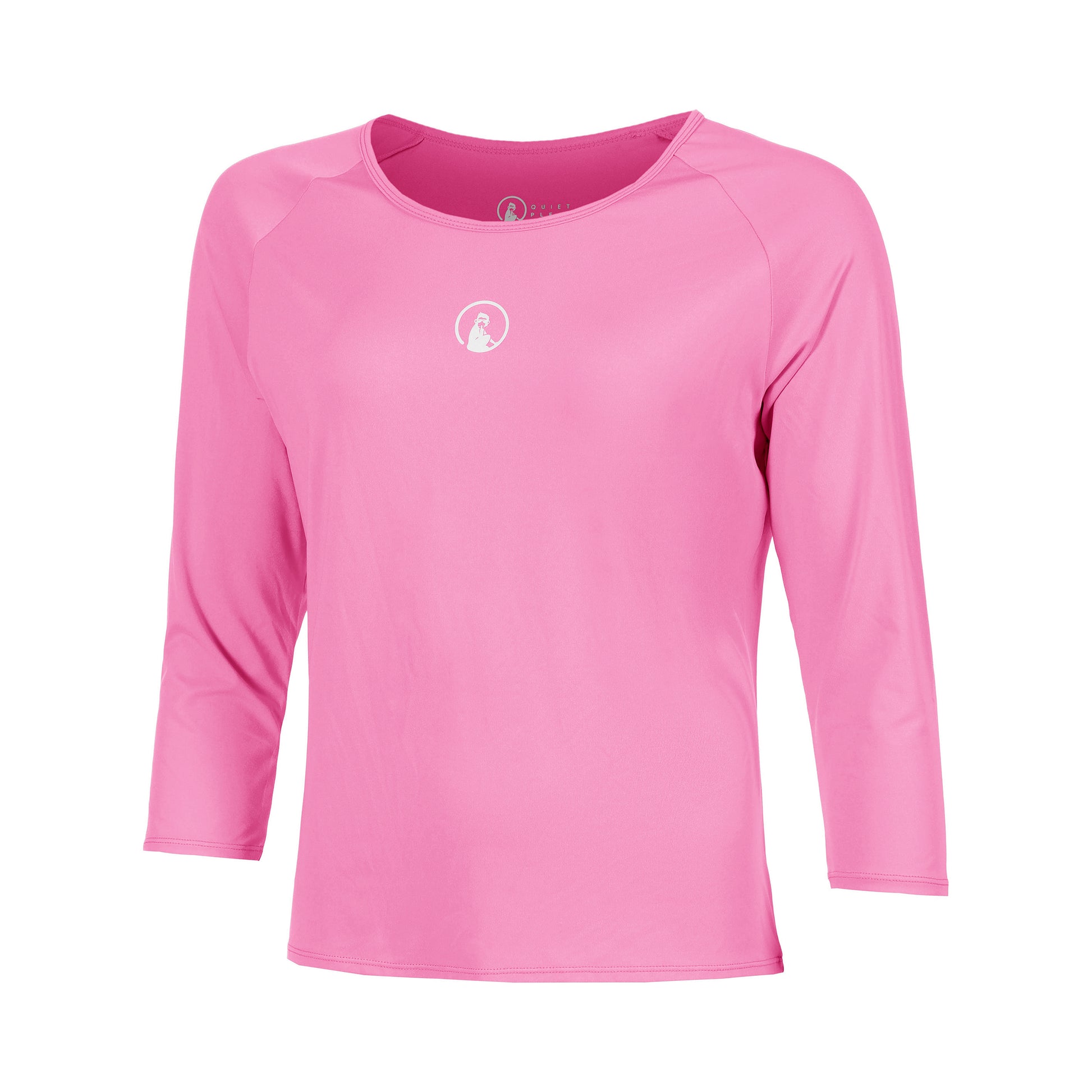 Quiet Please Crush Mixed Longsleeve Mädchen-pink, weiß