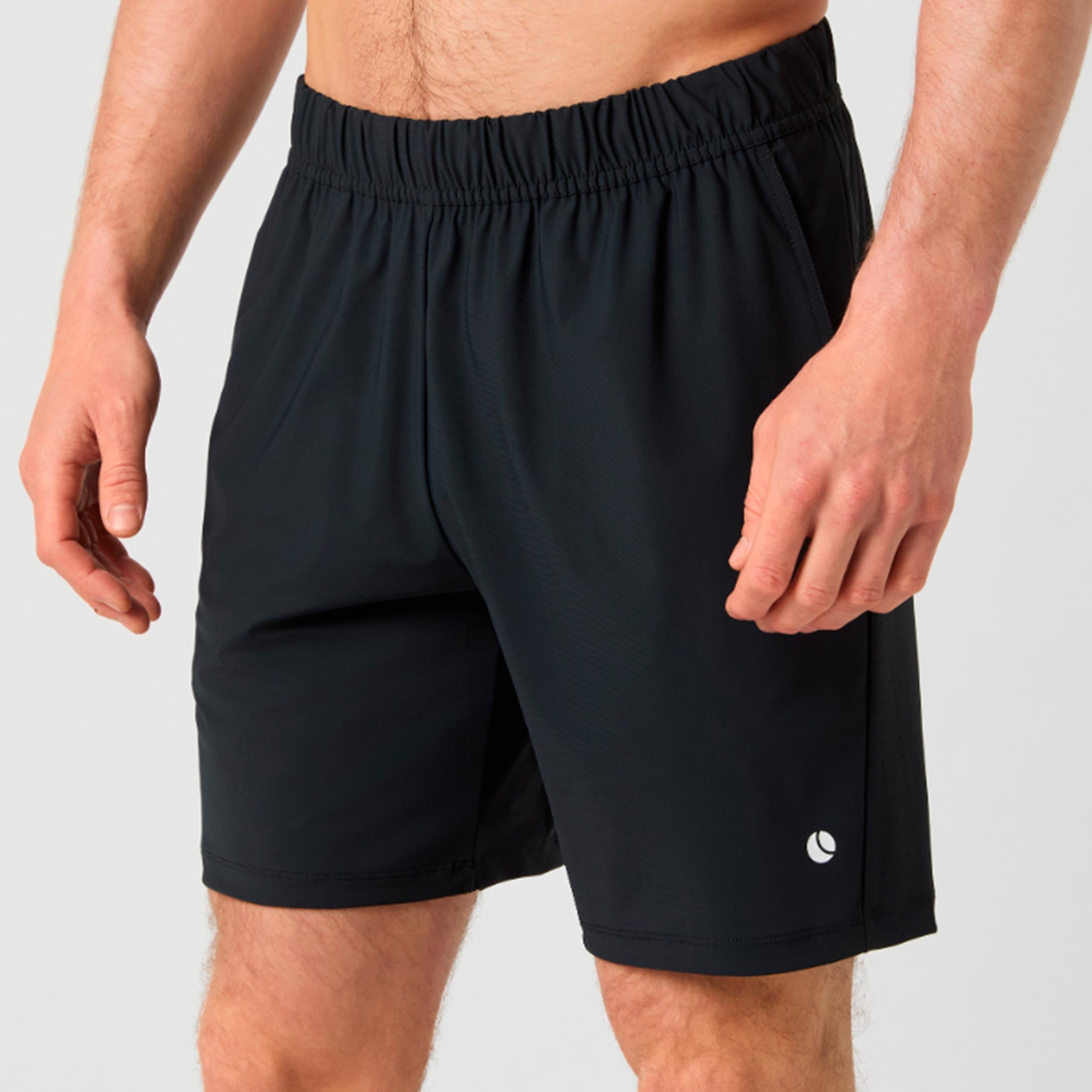Björn Borg Ace Sports 8 Inch Shorts Herren-schwarz, weiß