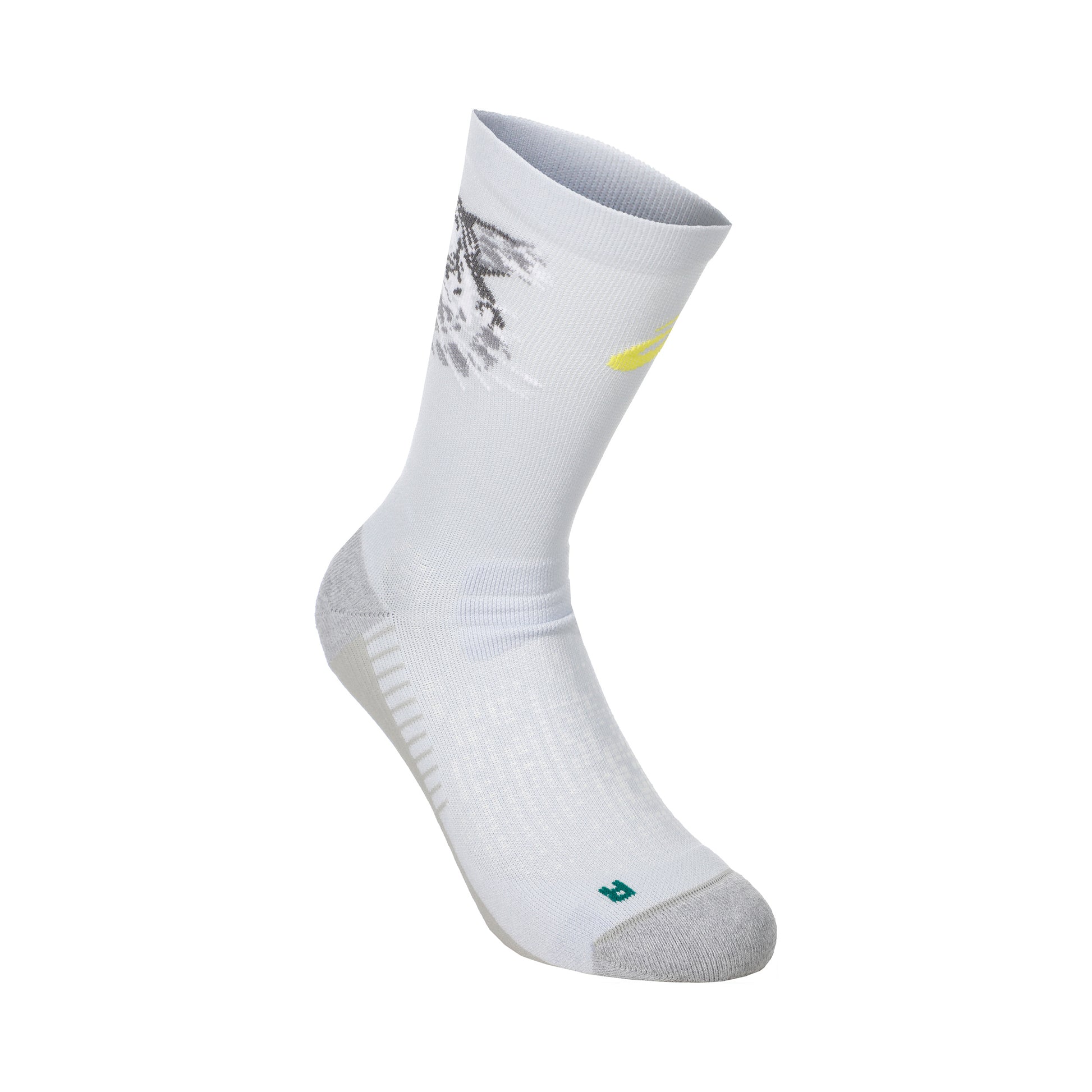 ASICS Performance Run Crew  Laufsocken - weiß, gelb