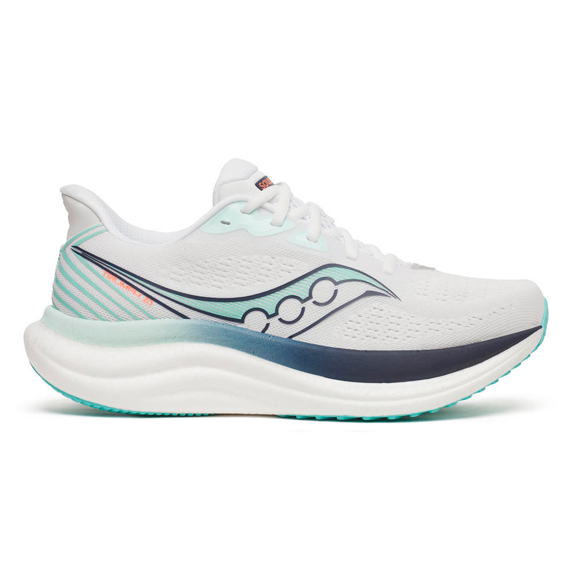 Saucony Triumph 23 Neutralschuh Damen - weiß, mint