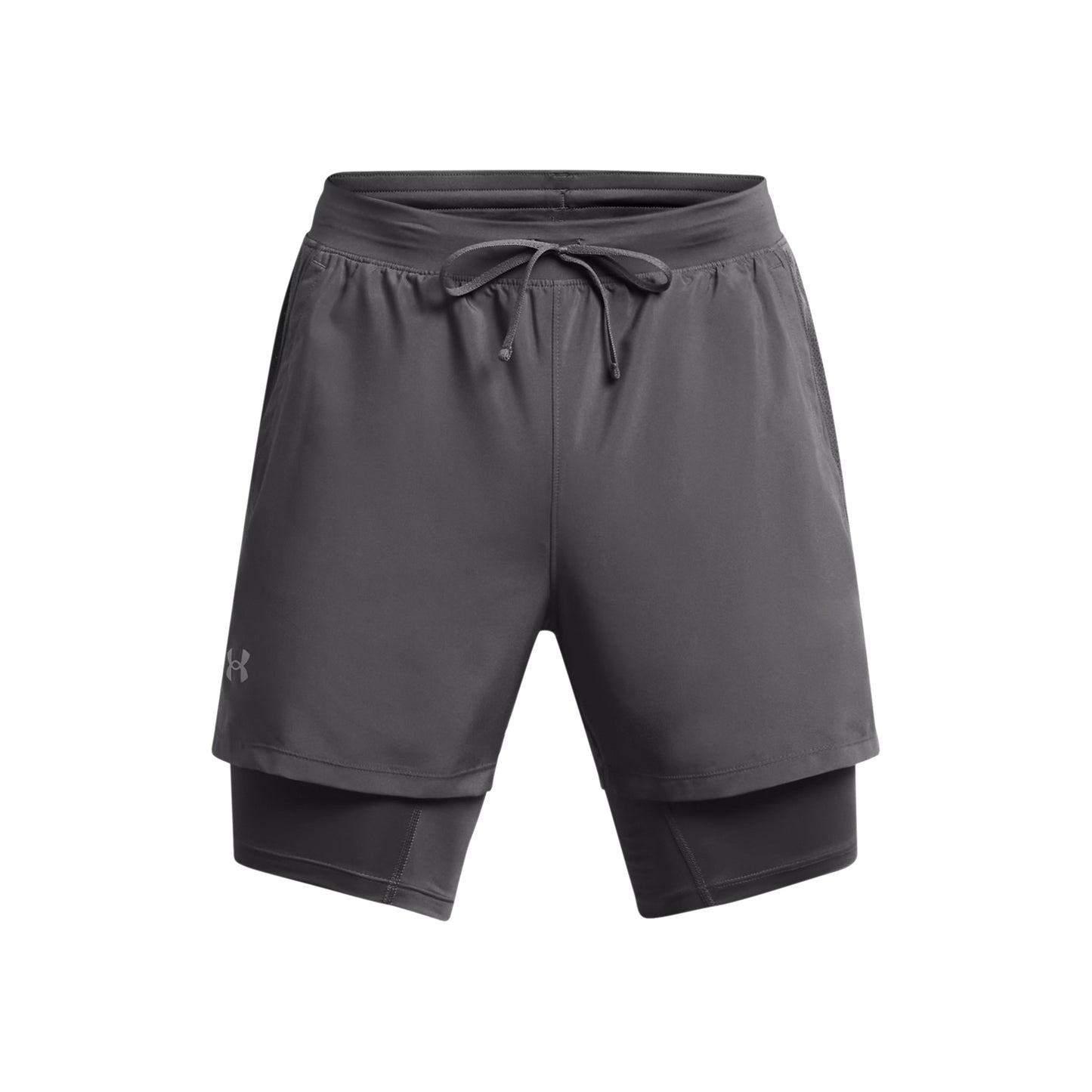 Under Armour Launch 5in 2in1  Laufshorts Herren-dunkelgrau, dunkelgrau