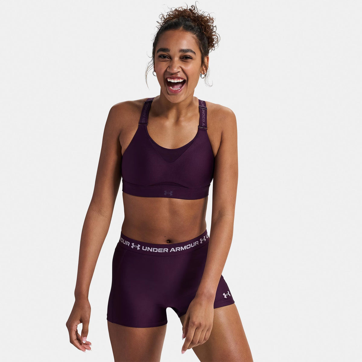 Under Armour Infinity High 2.0 Sport-BH Damen - lila, violett