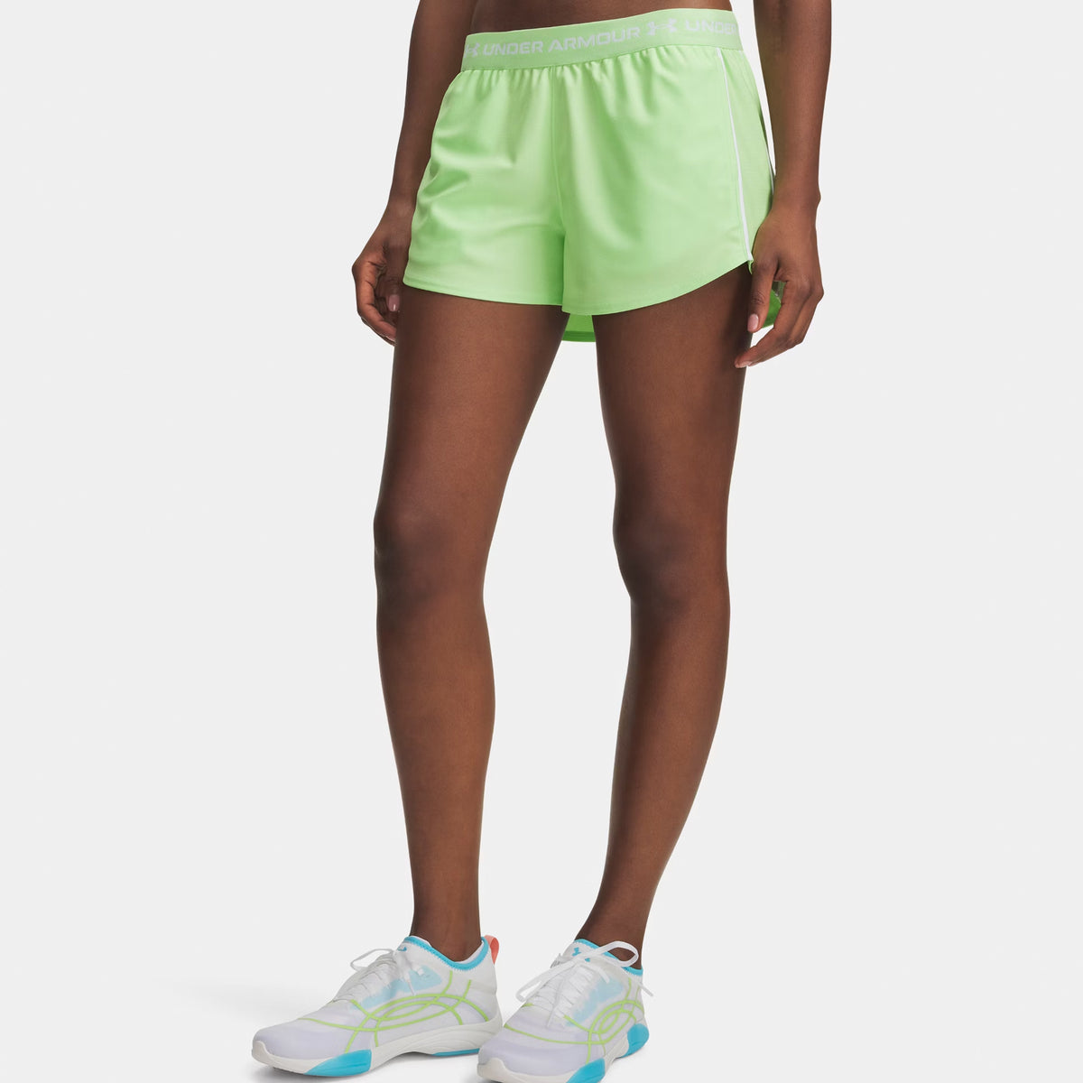 Under Armour Tech Play Up Shorts Damen-grün, dunkelgrün