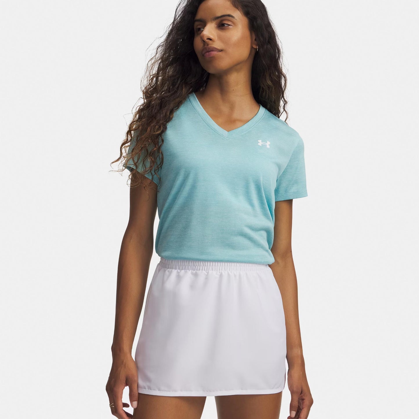 Under Armour Tech Twist T-Shirt Damen-blau, weiß
