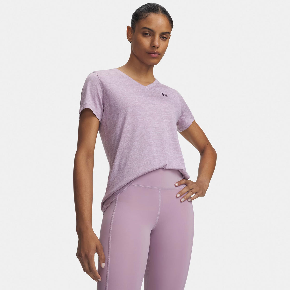 Under Armour Tech Twist T-Shirt Damen - pink, violett