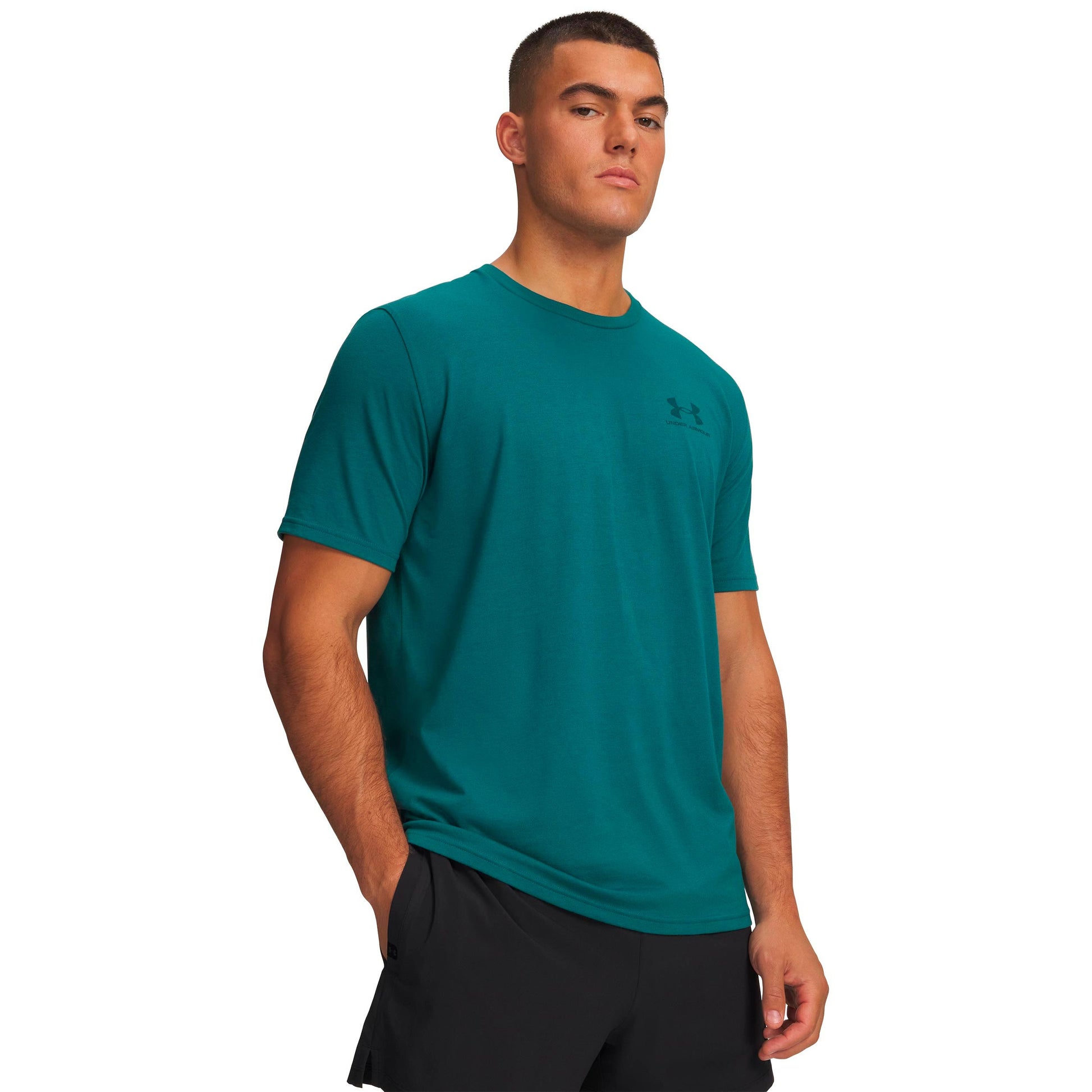 Under Armour Sportstyle Left Chef T-Shirt Herren-grün, grün