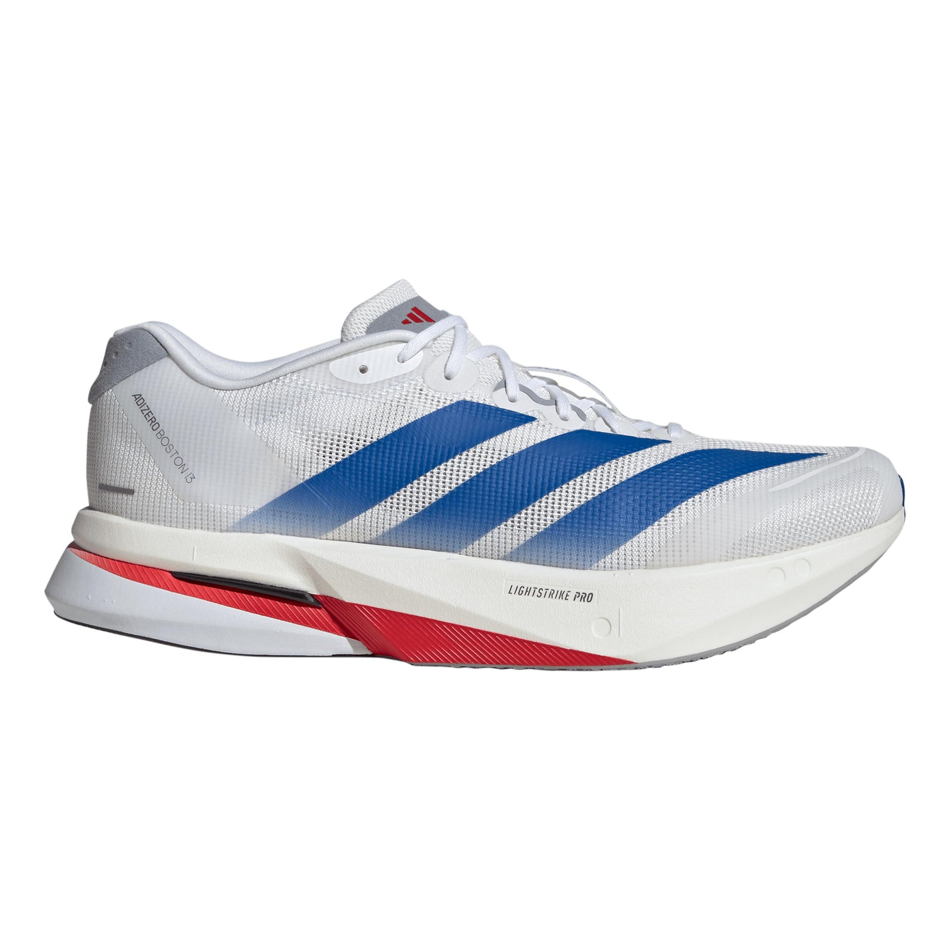 adidas adizero Boston 13 Wettkampfschuh Herren - weiß, blau
