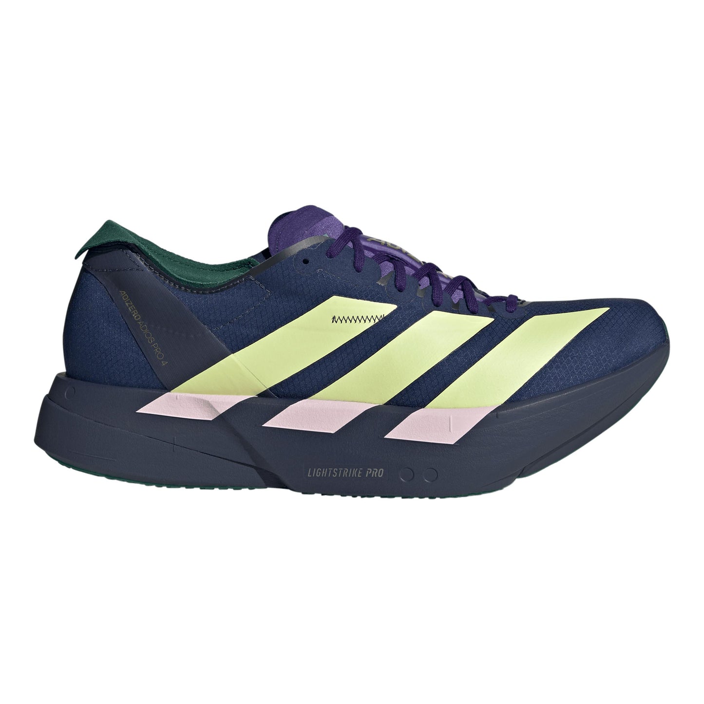 adidas adizero Adios Pro 4 Wettkampfschuh Herren - dunkelblau, gelb