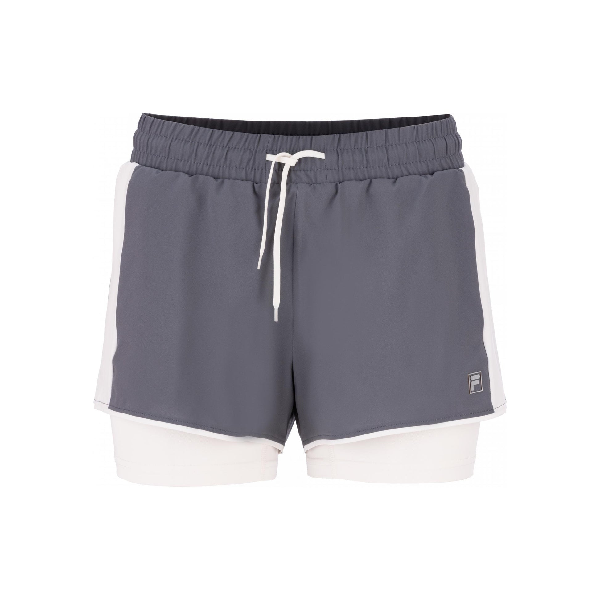 Fila Elea Shorts Damen - blaugrau, offwhite