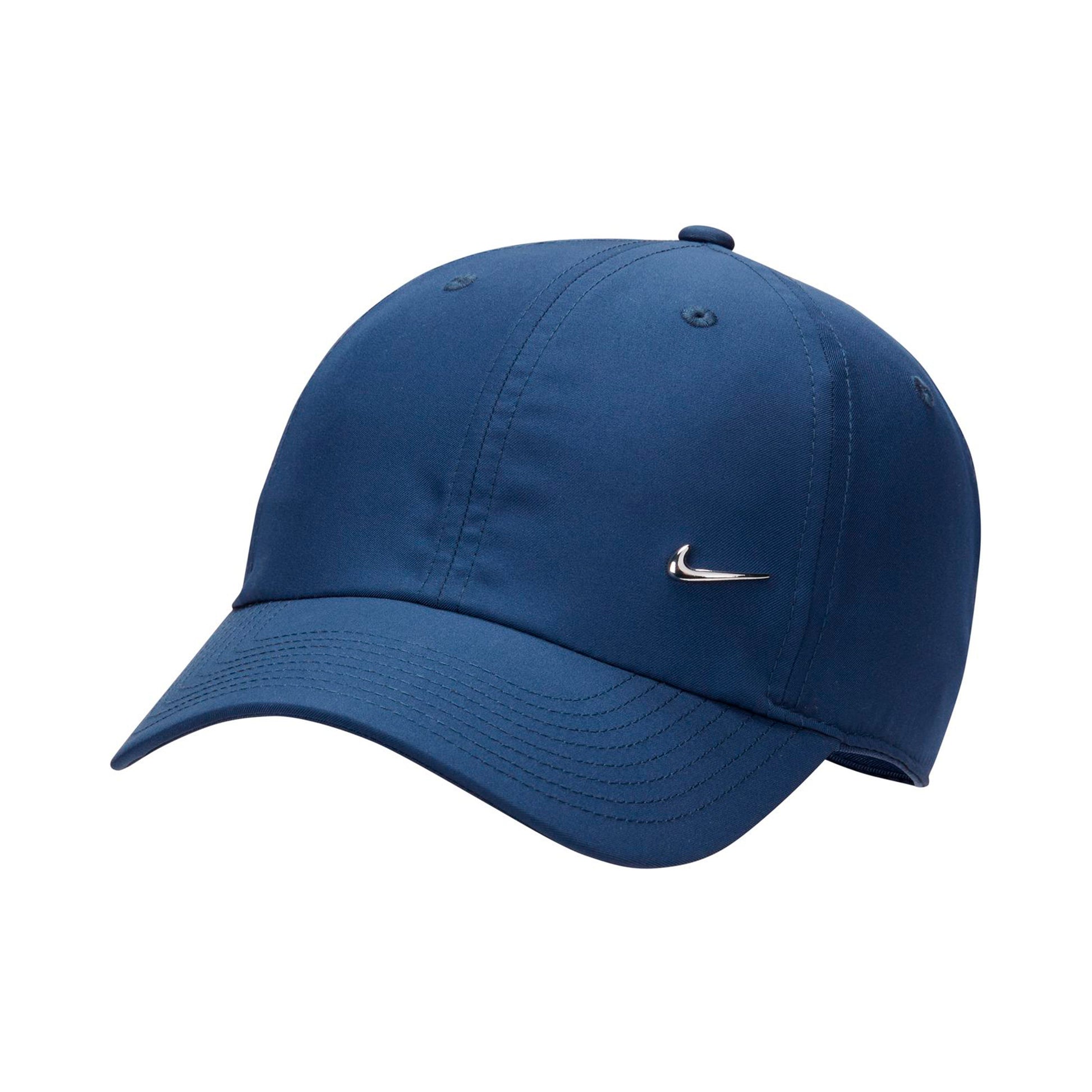 Nike Dri-Fit Club Cap Unisex - dunkelblau, silber