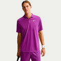 Dri-Fit Victory Court Solid Polo Herren - lila, weiß