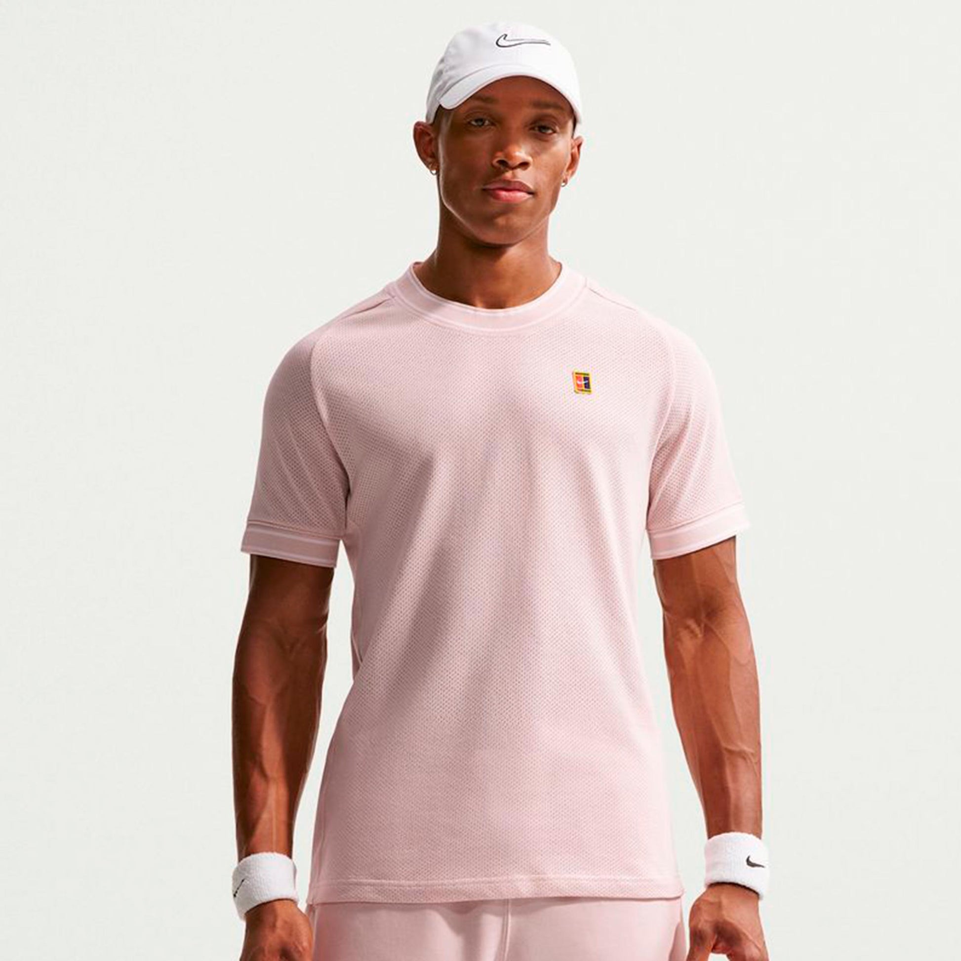 Nike Court Heritage T-Shirt Herren - altrosa, beige