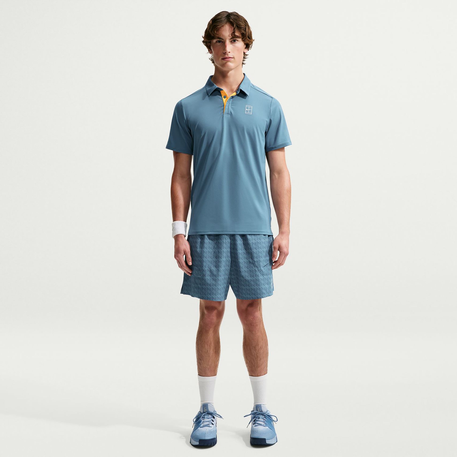 Nike Court Dri-FIT Advantage Polo Herren - petrol