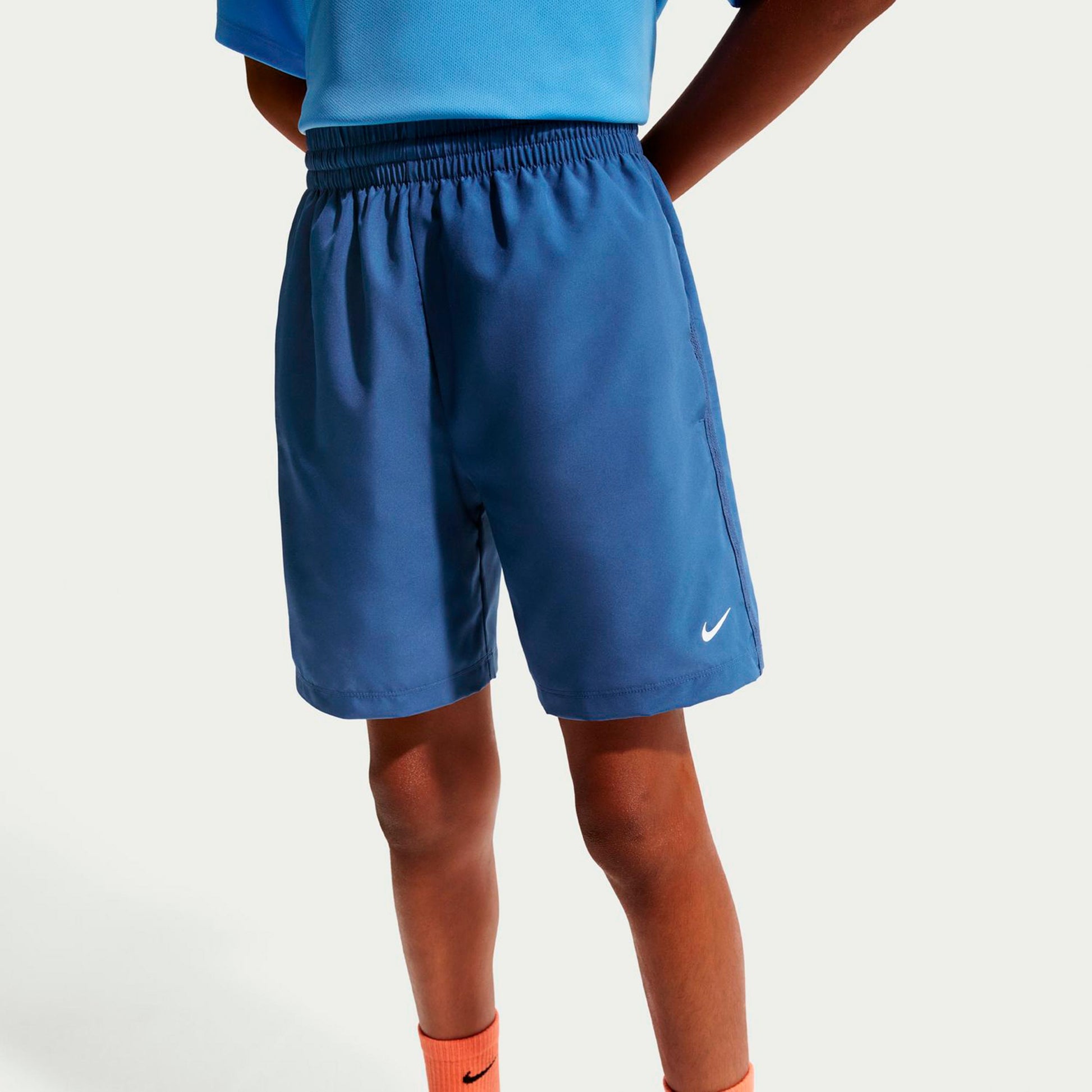 Nike Big Shorts Jungen-petrol, weiß