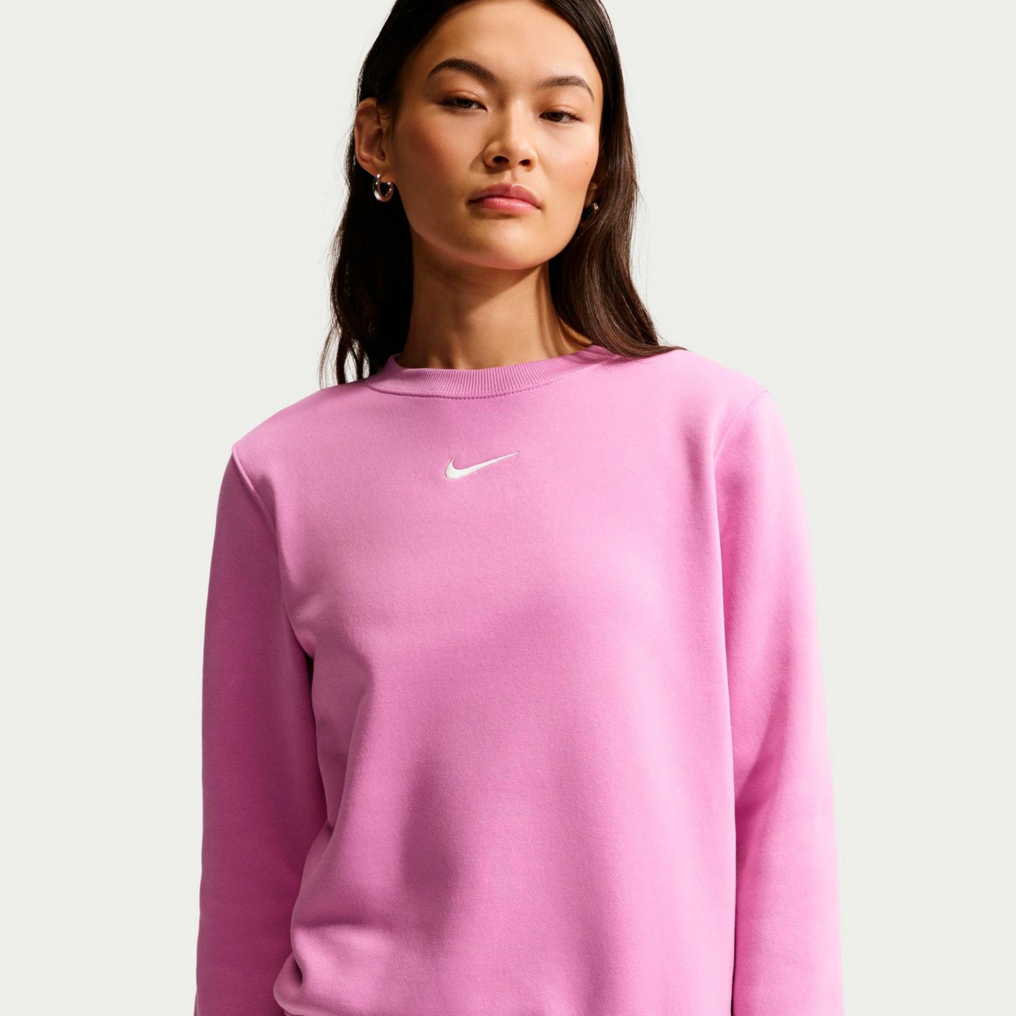 Nike Phoenix Fleece Crew Sweatshirt Damen-flieder