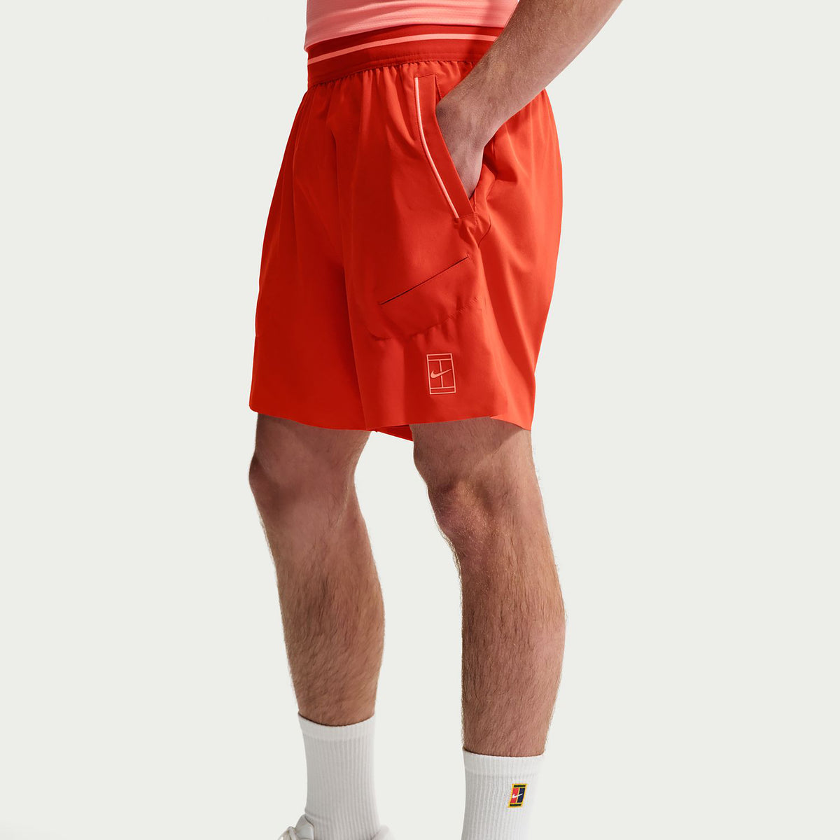 Nike Carlos Alcaraz Court Dri-FIT Advantage 6in Shorts Herren - koralle