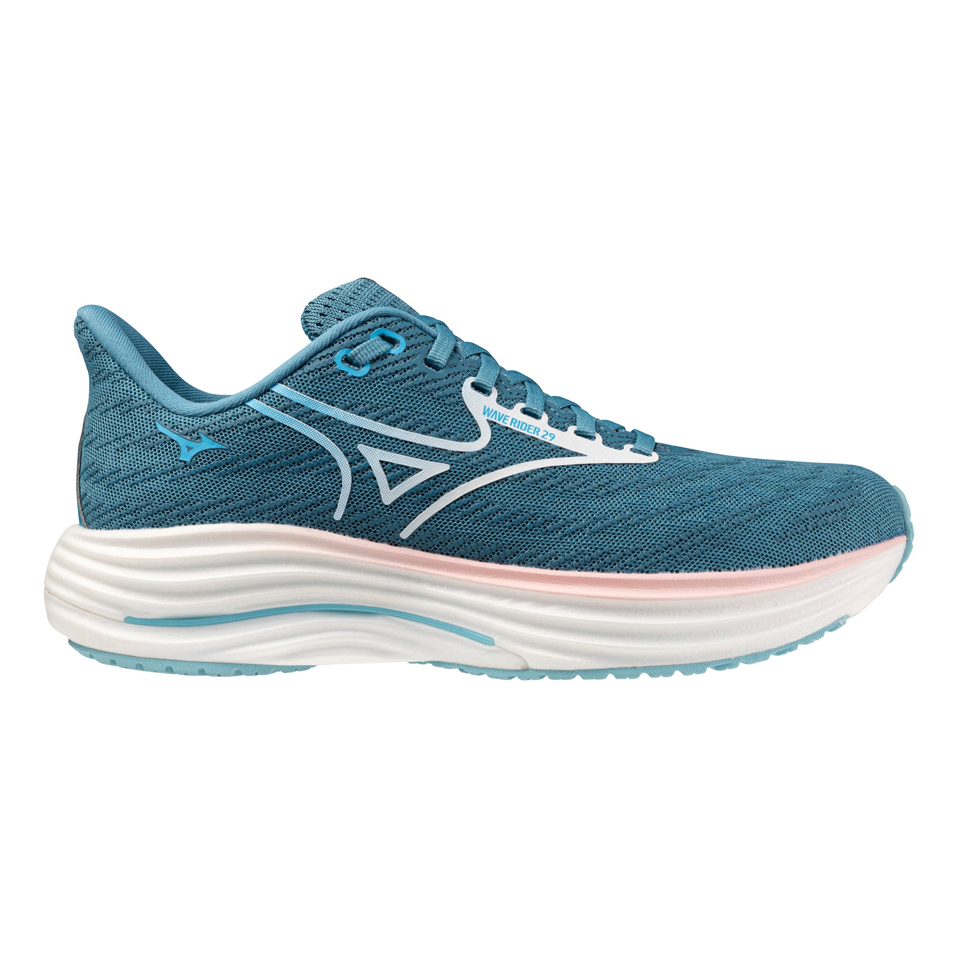 Mizuno Wave Rider 29                   Neutralschuh Damen-blau, weiß