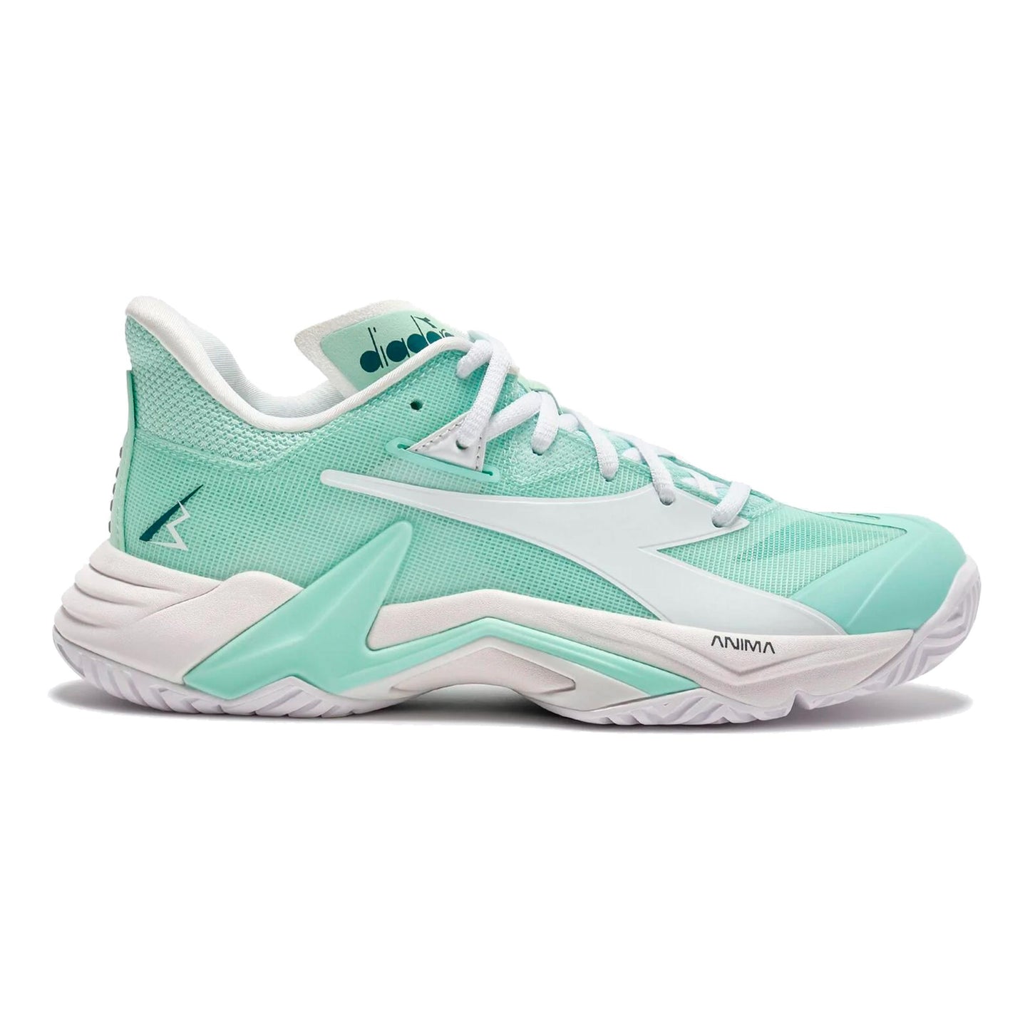 Diadora B.Icon 3 Allcourtschuh Damen-grün, weiß