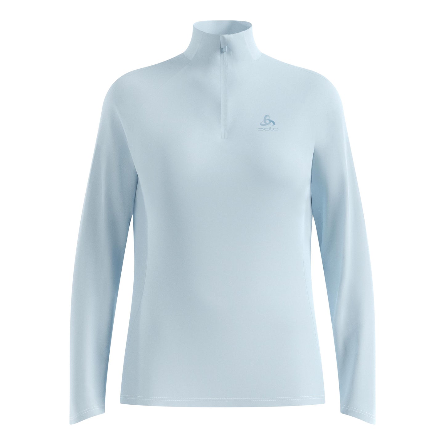 Odlo Essential 1/2 Zip Laufshirt Damen-hellblau
