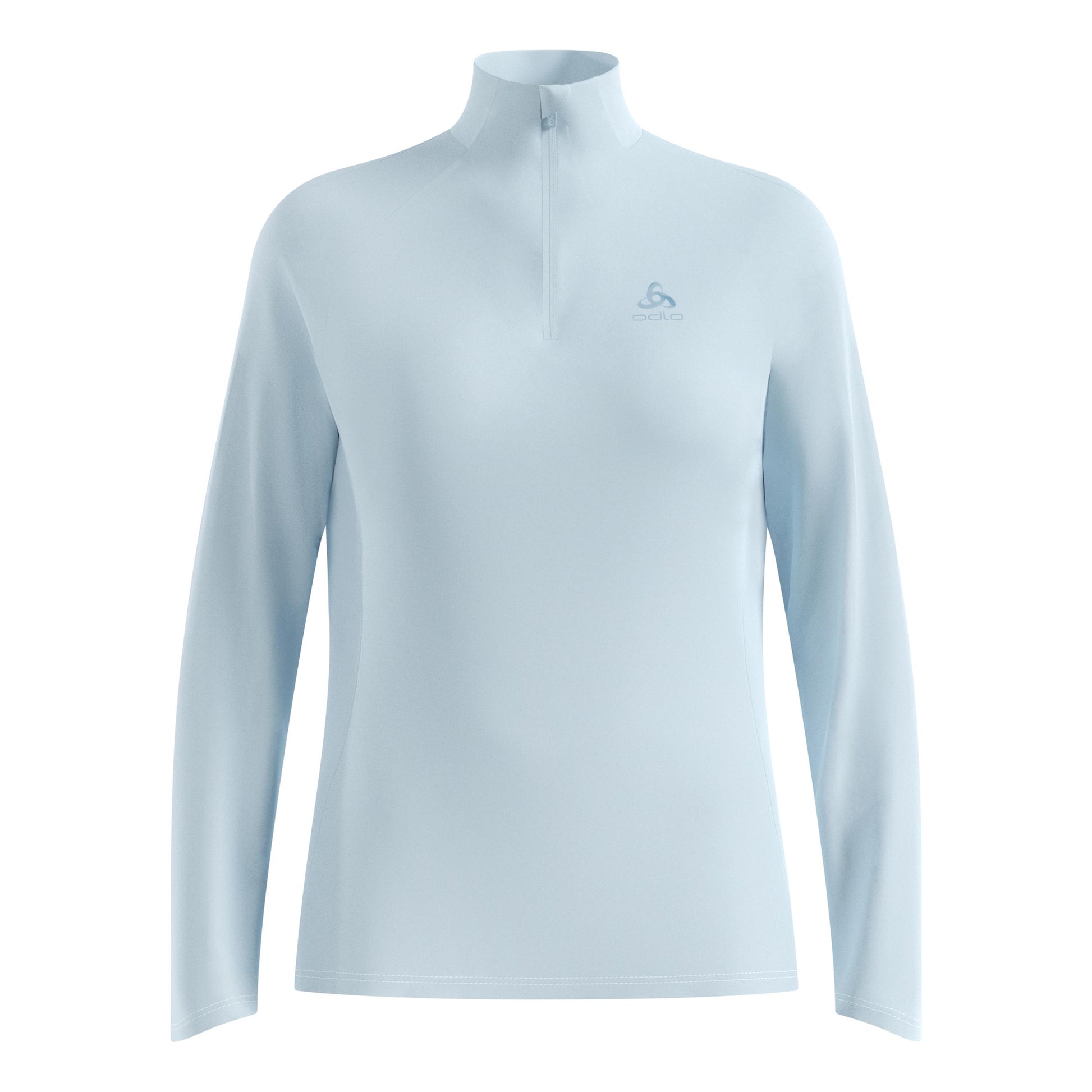 Odlo Essential 1/2 Zip Laufshirt Damen-hellblau