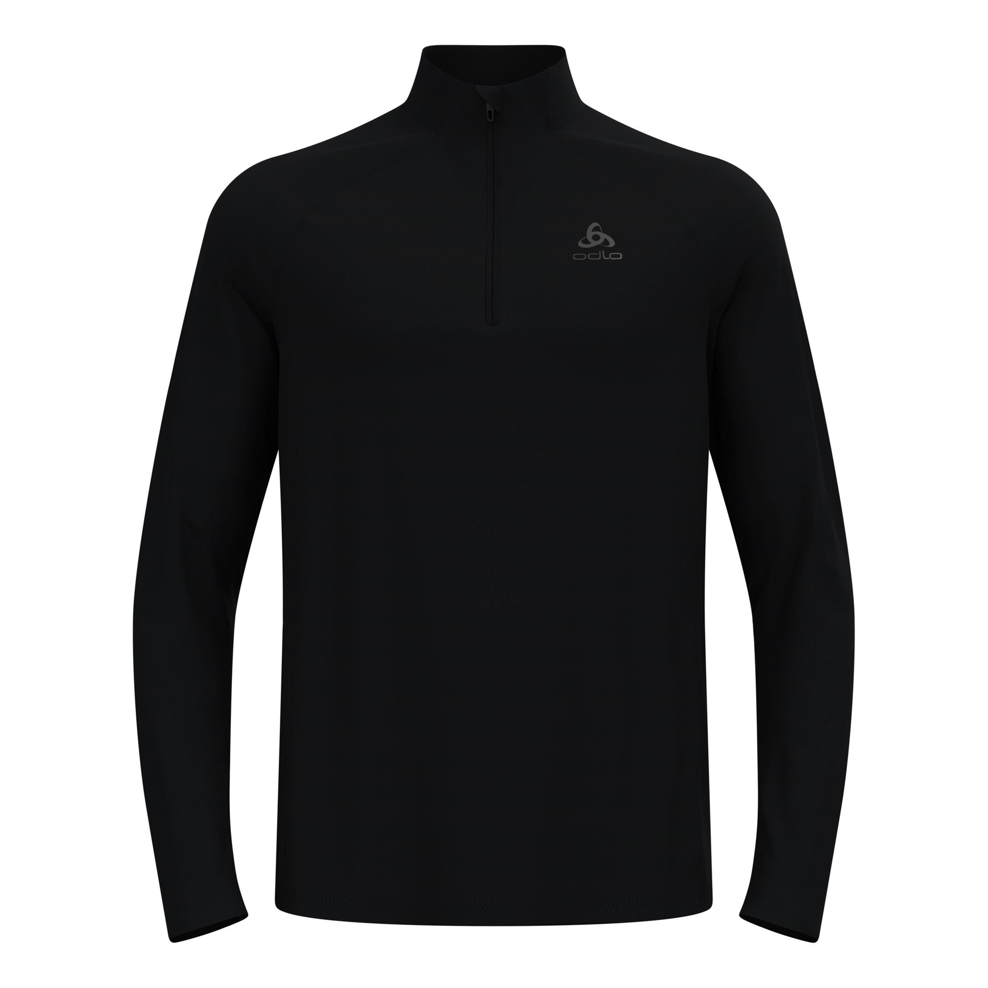 Odlo Essential 1/2 Zip Laufshirt Herren-schwarz, schwarz