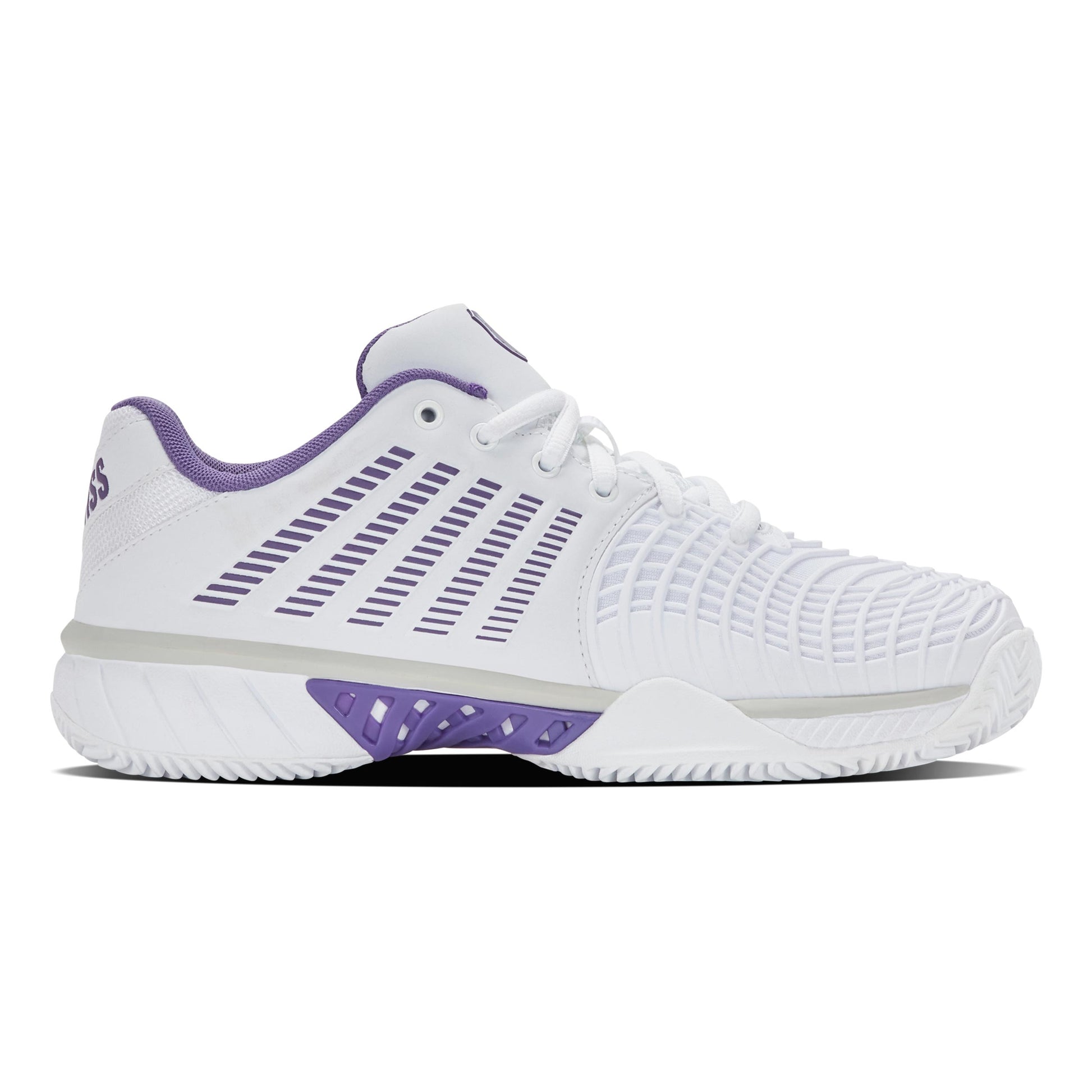 K-Swiss Express Light 3 Sandplatzschuh Damen - weiß, lavendel