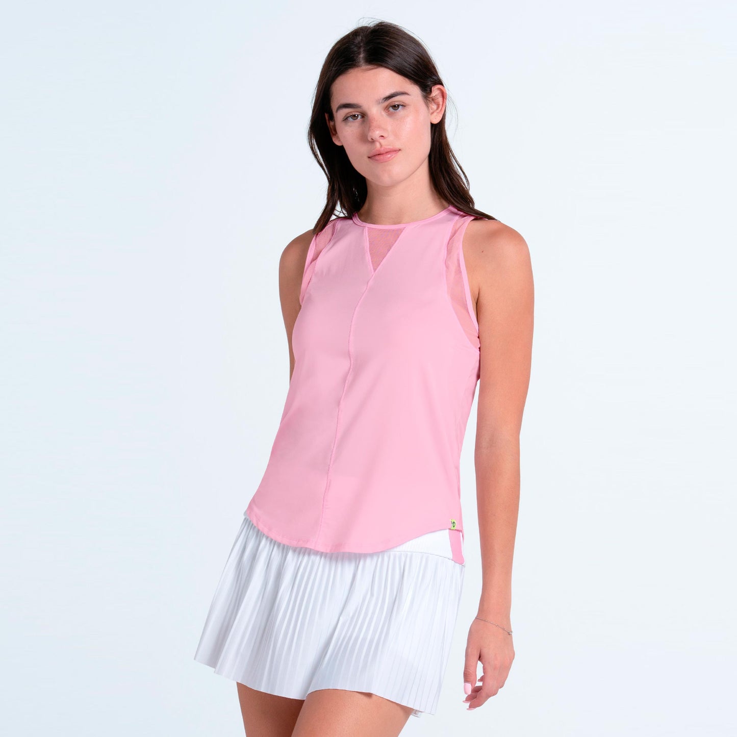 Lucky in Love Chill Out Tank-Top Damen - rosa, weiß